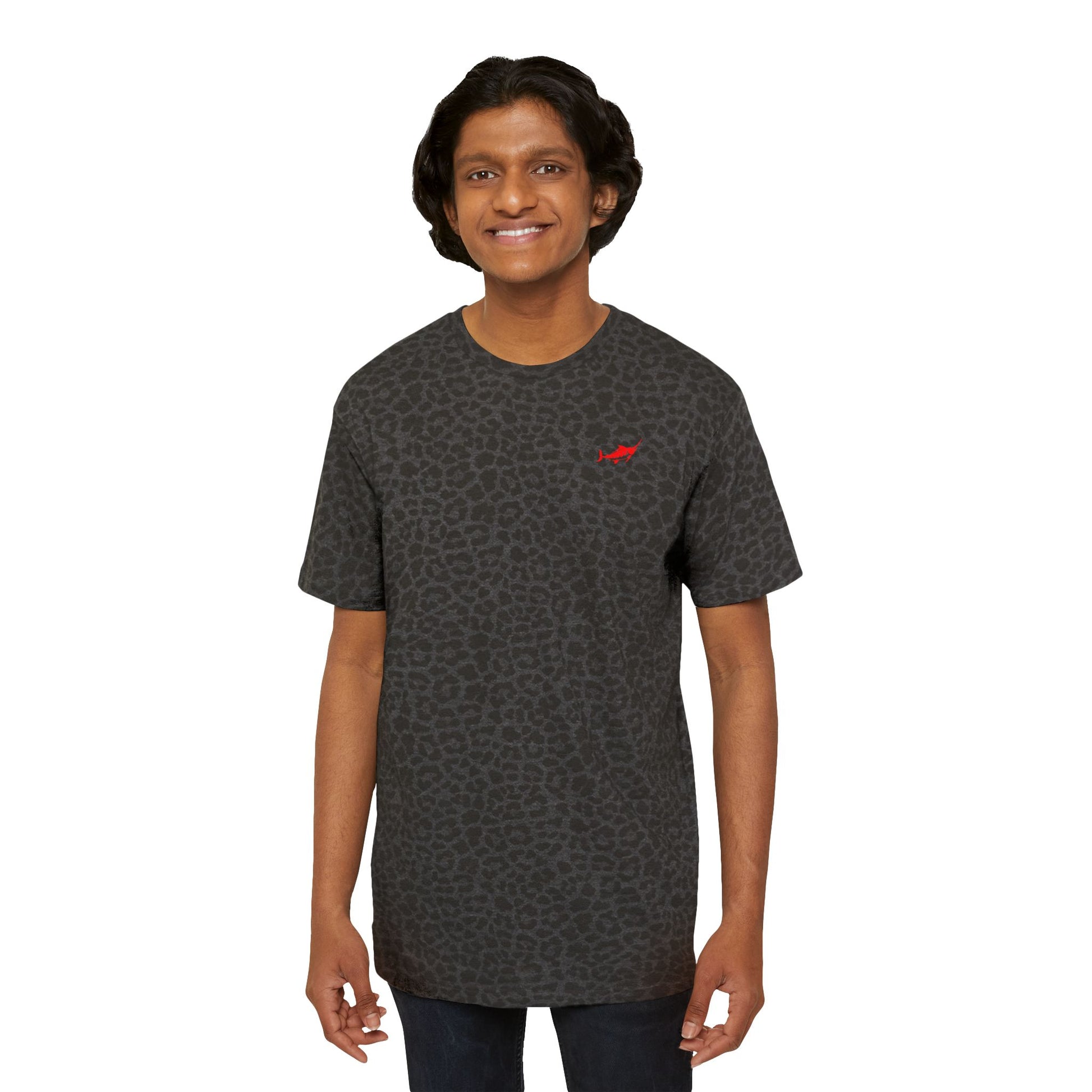 Leopard Men's Fine Jersey Tee - Perfect for Casual Wear and Everyday Style