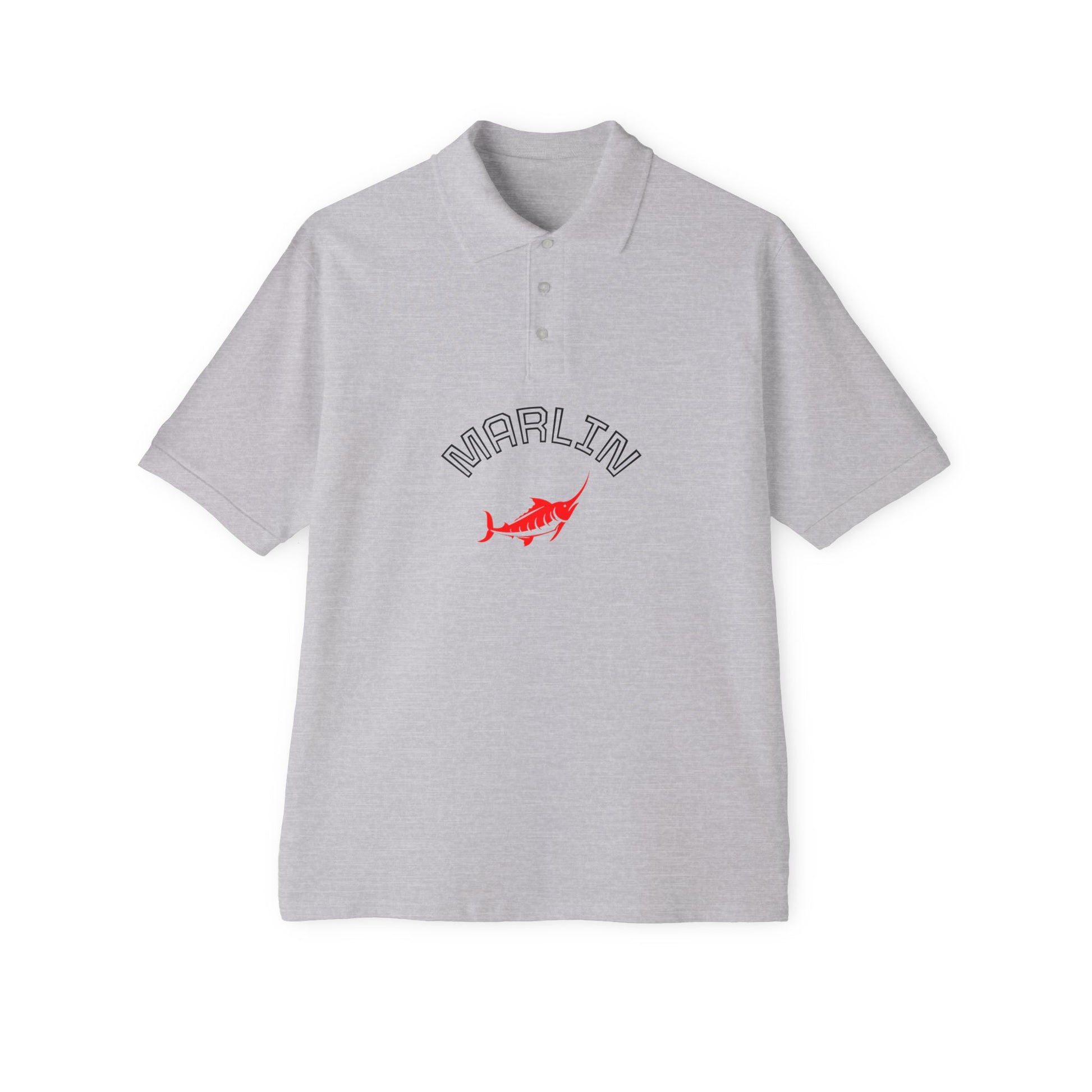 Marlin Graphic Men's Polo Casual Wear T-Shirt
