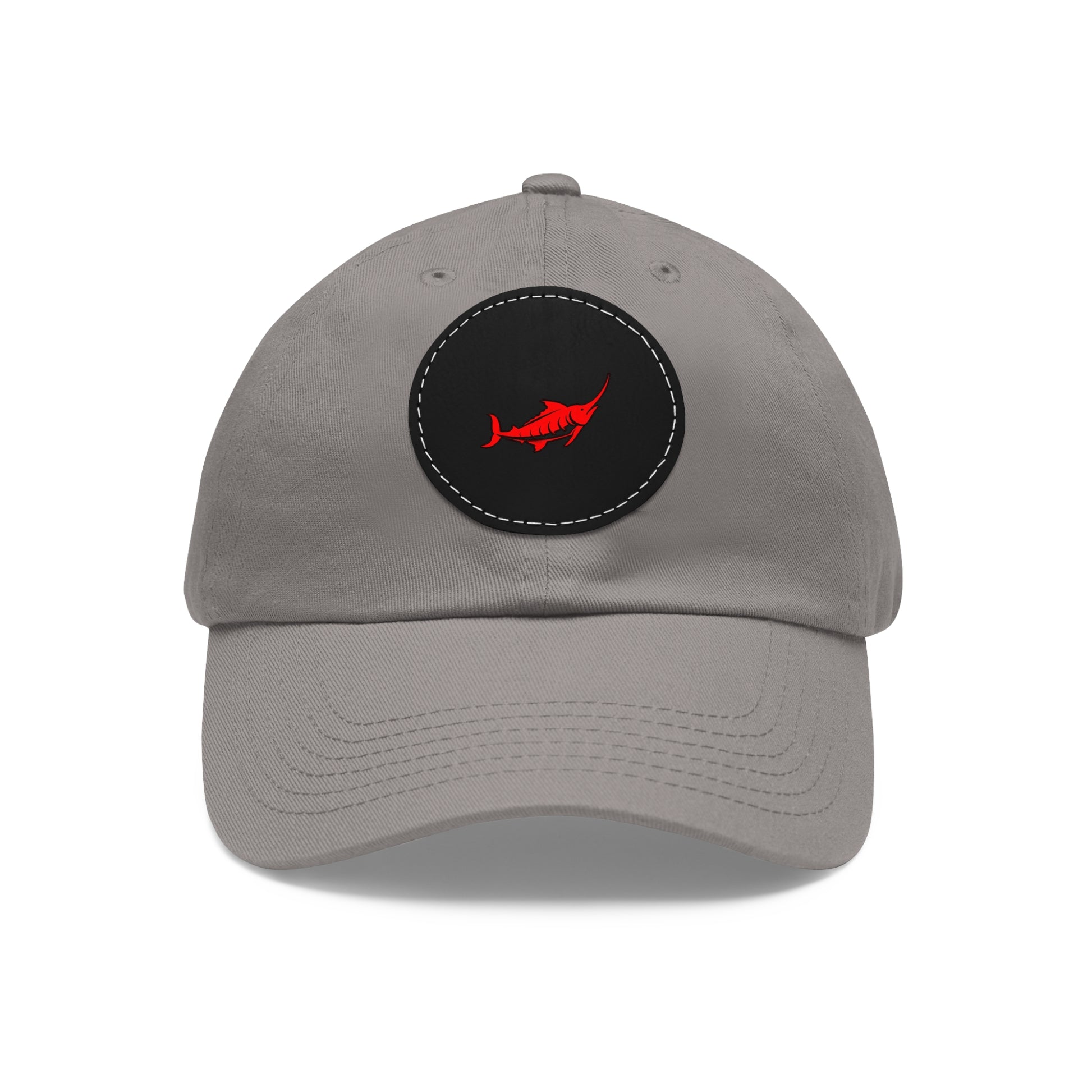 Stylish Leather Patch Dad Hat, Casual Cap for Everyday Wear