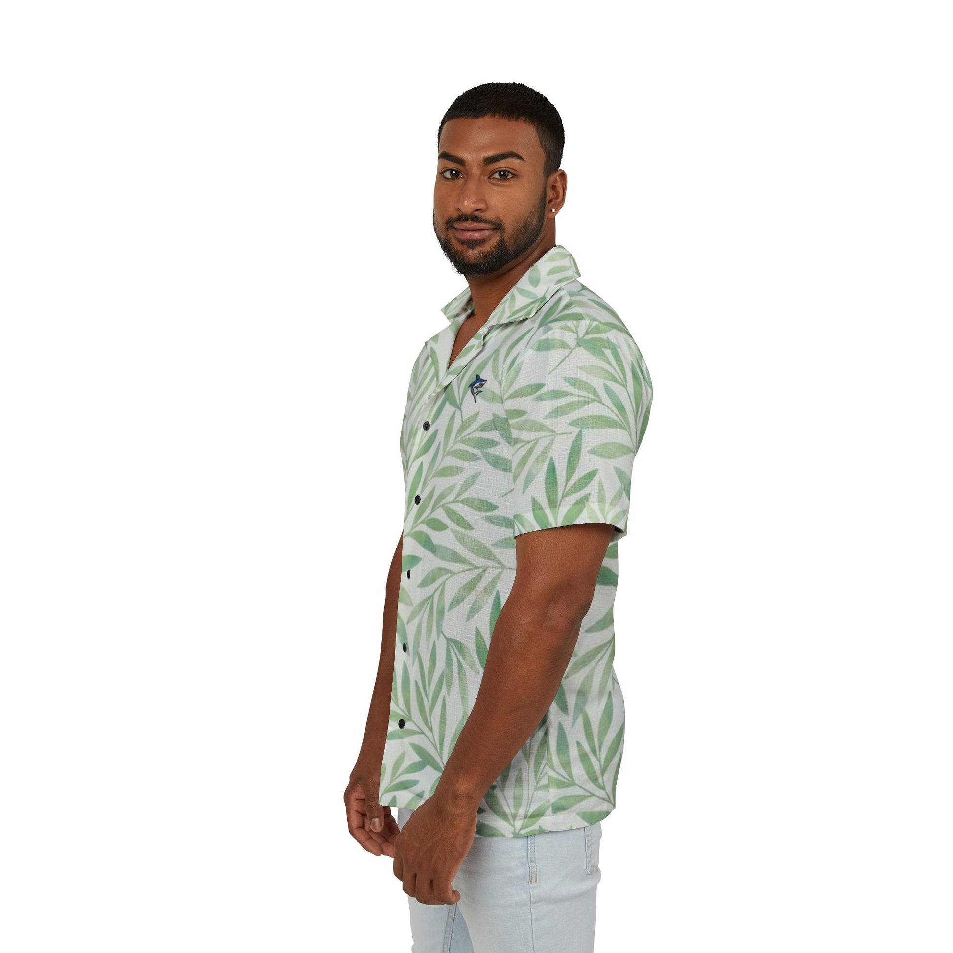 Men's Tropical Leaf Camp Shirt