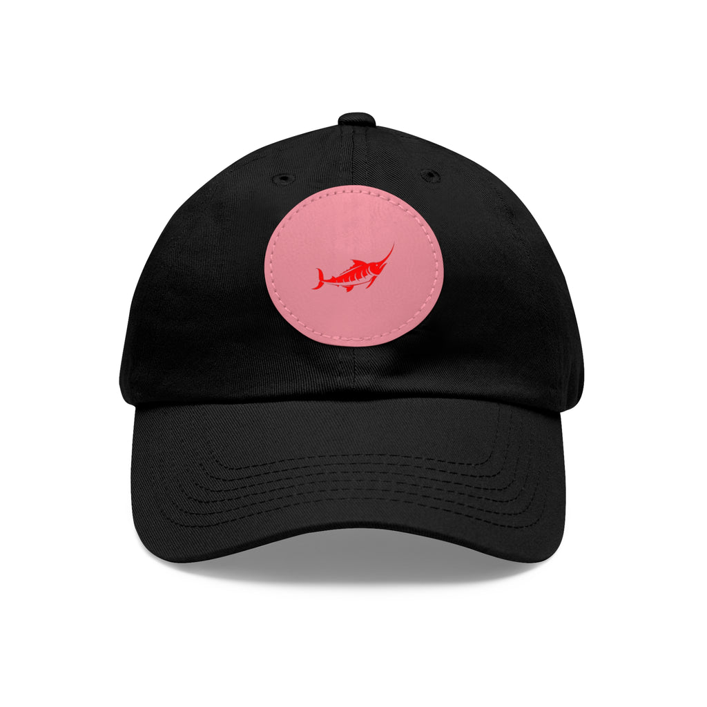 Stylish Leather Patch Dad Hat, Casual Cap for Everyday Wear