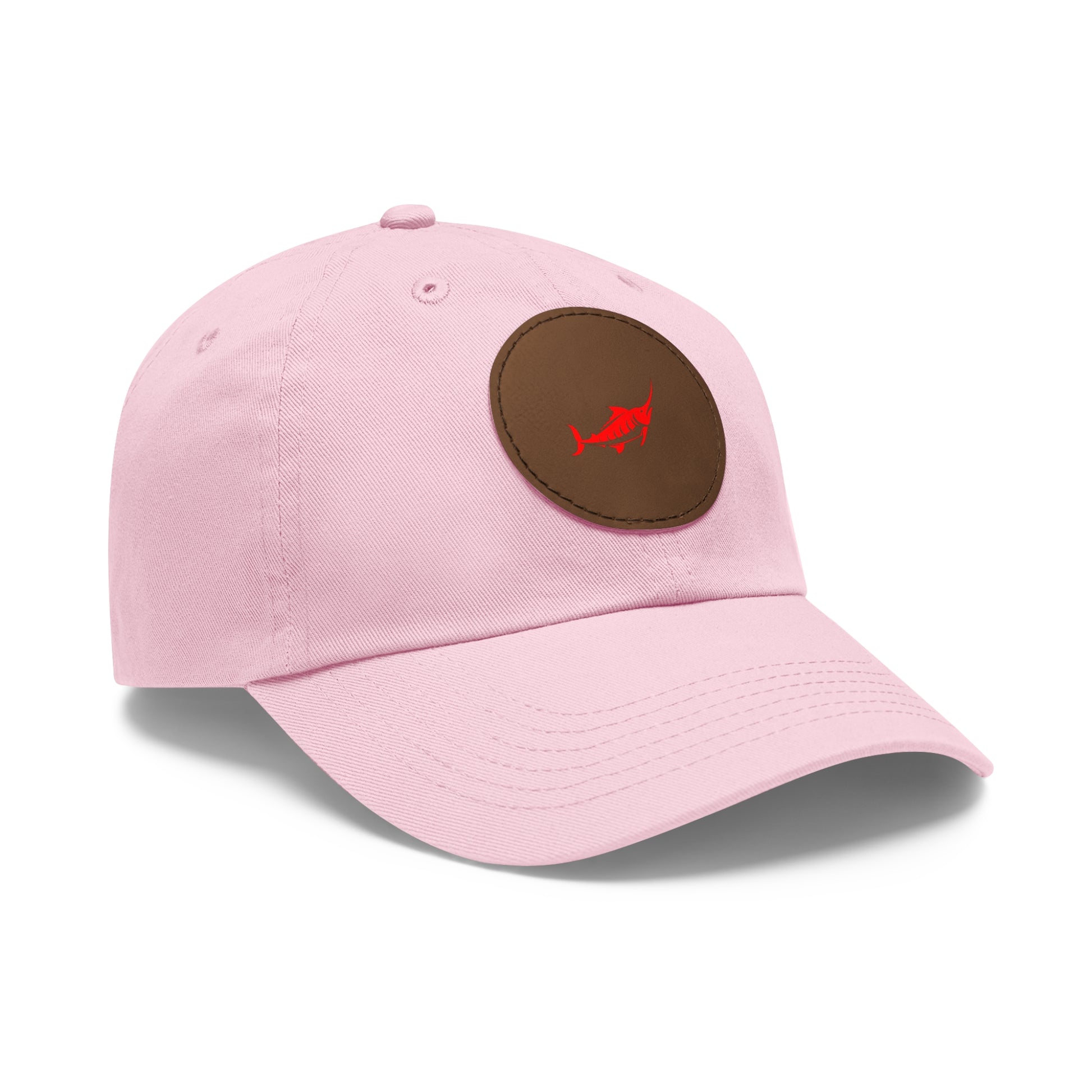 Stylish Leather Patch Dad Hat, Casual Cap for Everyday Wear