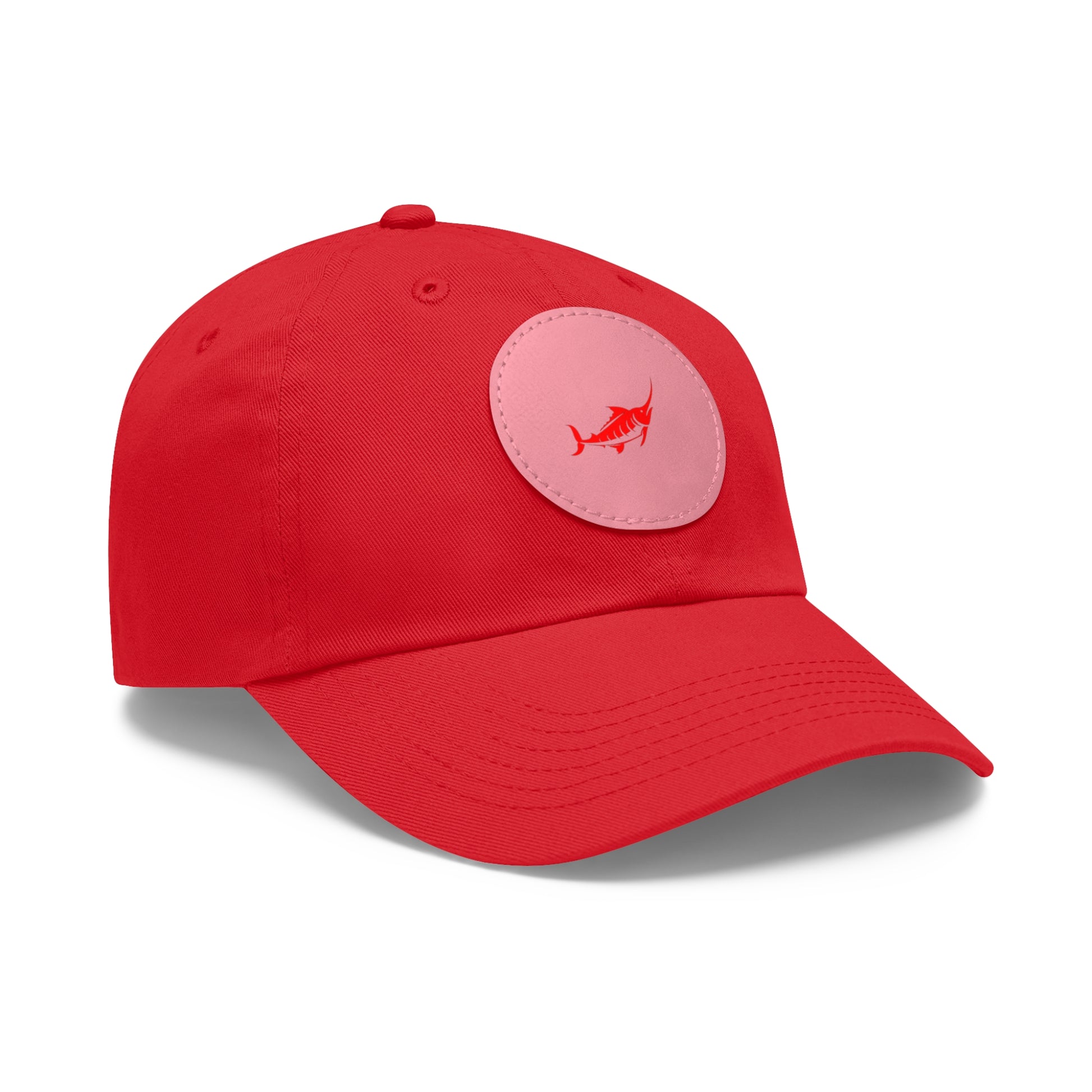 Stylish Leather Patch Dad Hat, Casual Cap for Everyday Wear
