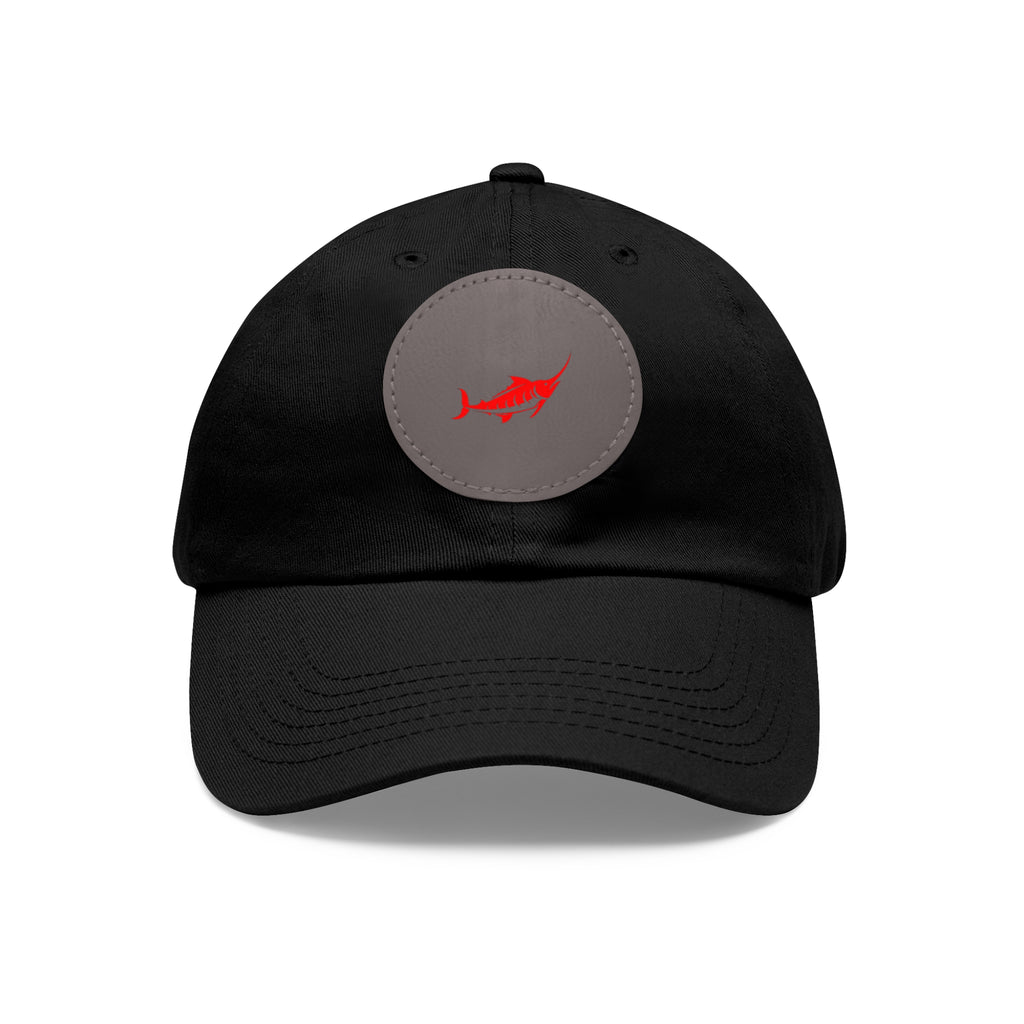 Stylish Leather Patch Dad Hat, Casual Cap for Everyday Wear