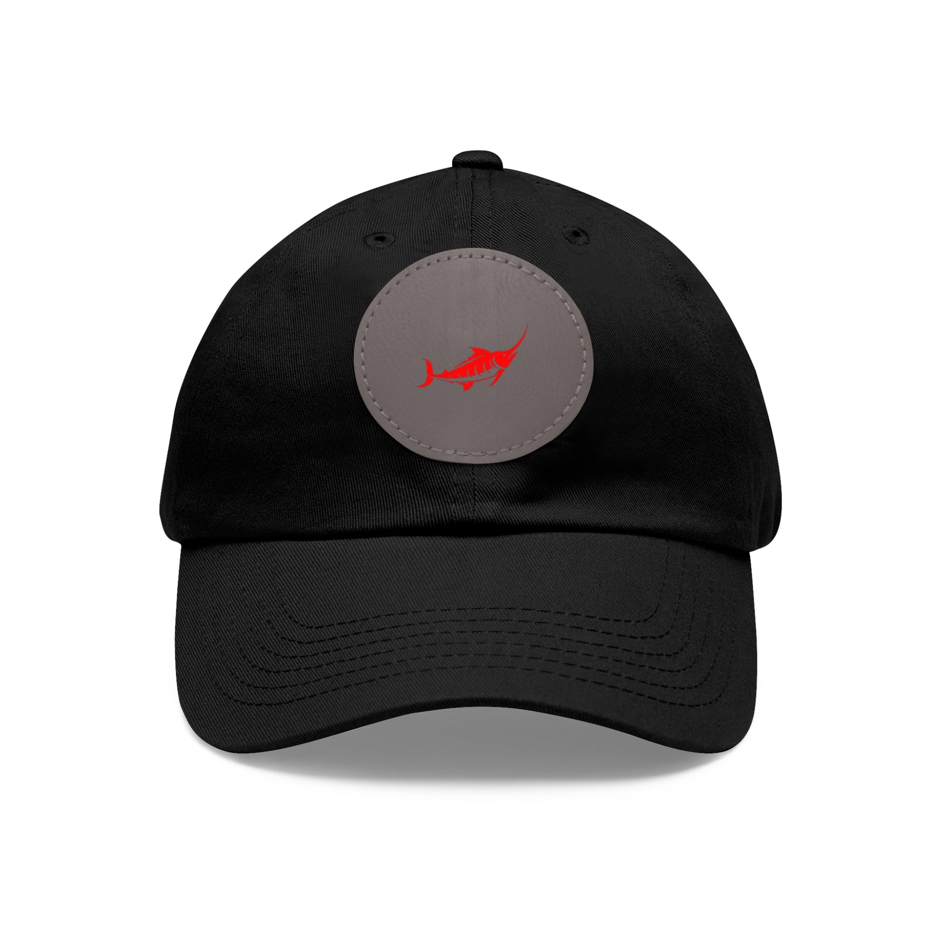 Stylish Leather Patch Dad Hat, Casual Cap for Everyday Wear