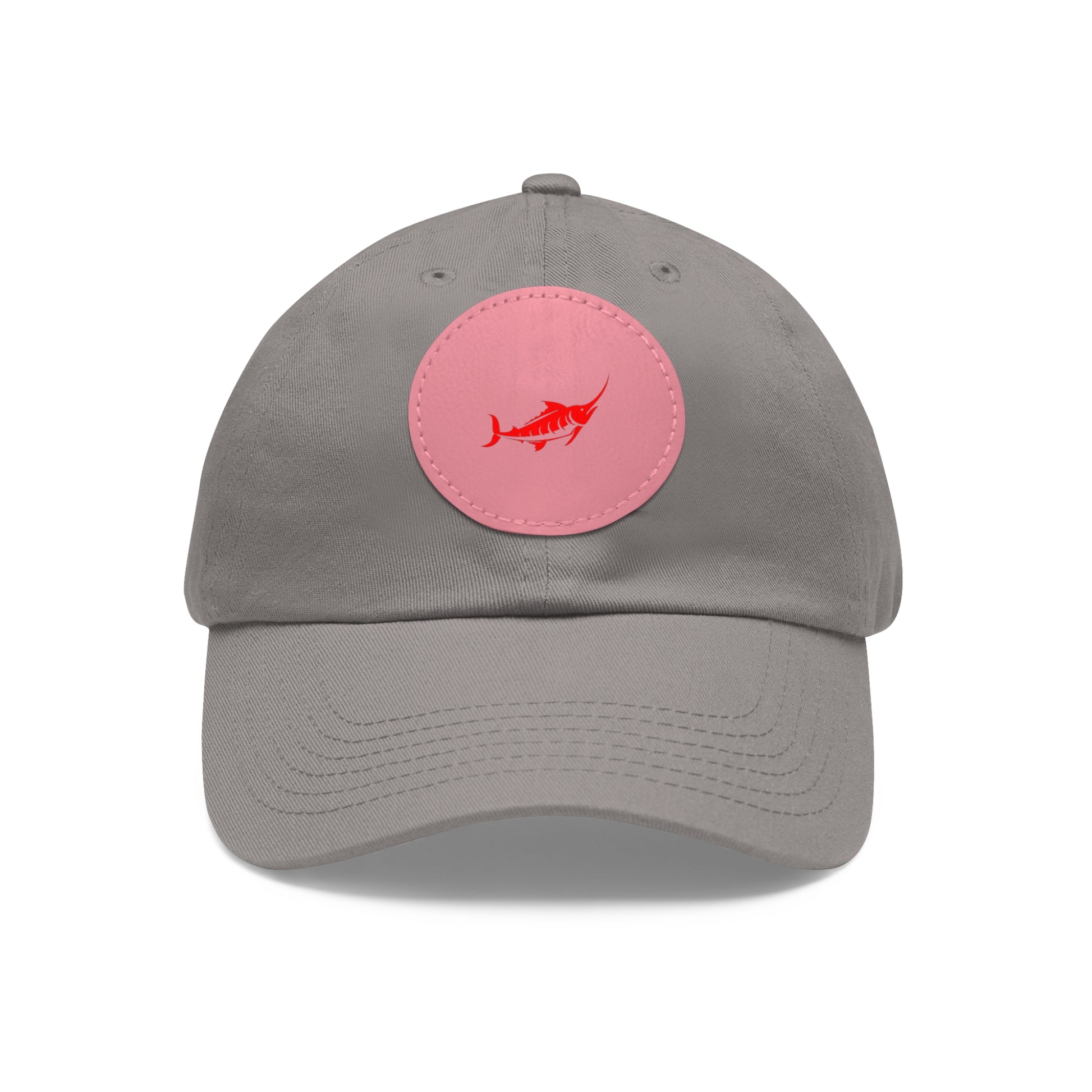 Stylish Leather Patch Dad Hat, Casual Cap for Everyday Wear