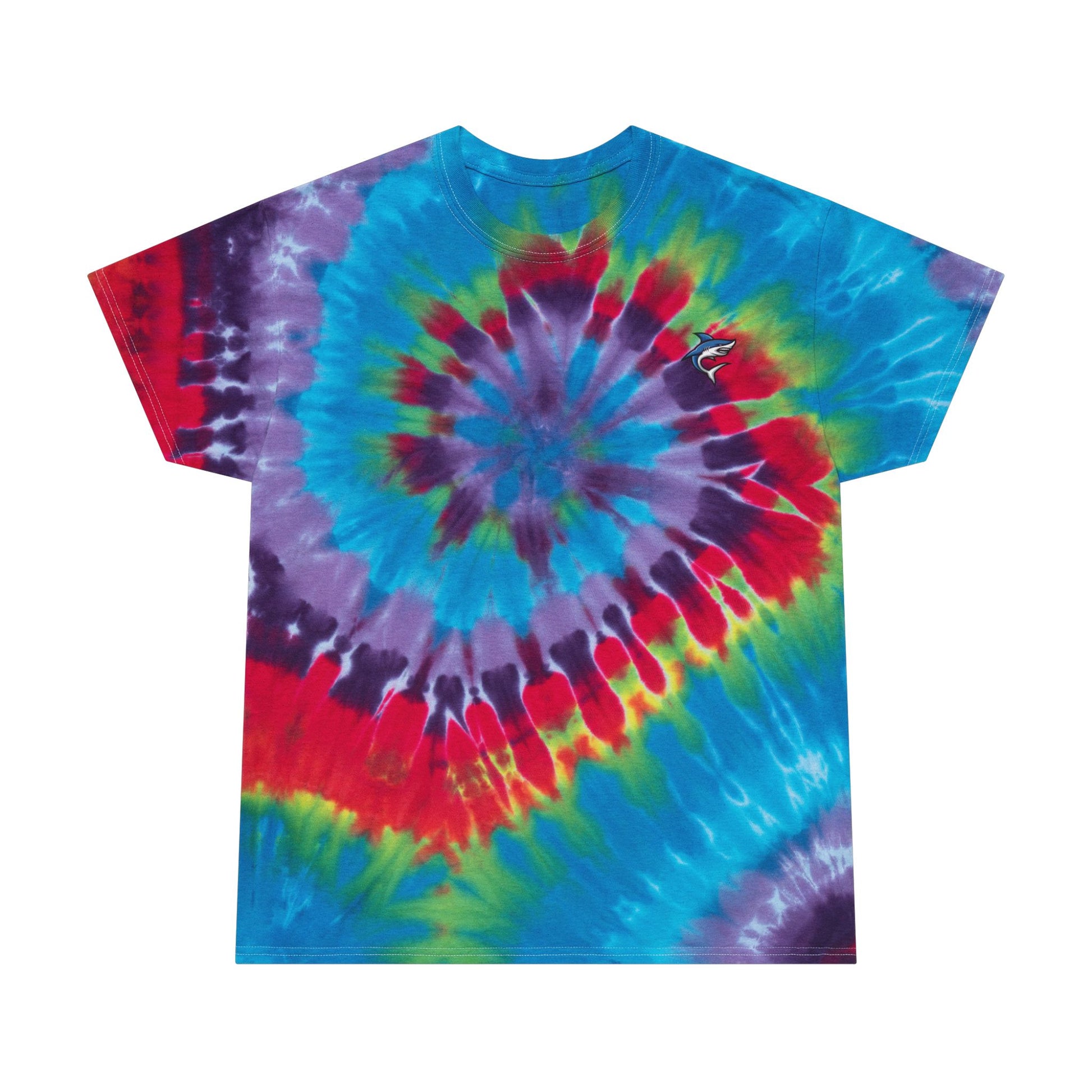 Colorful Spiral Tie-Dye T-shirt