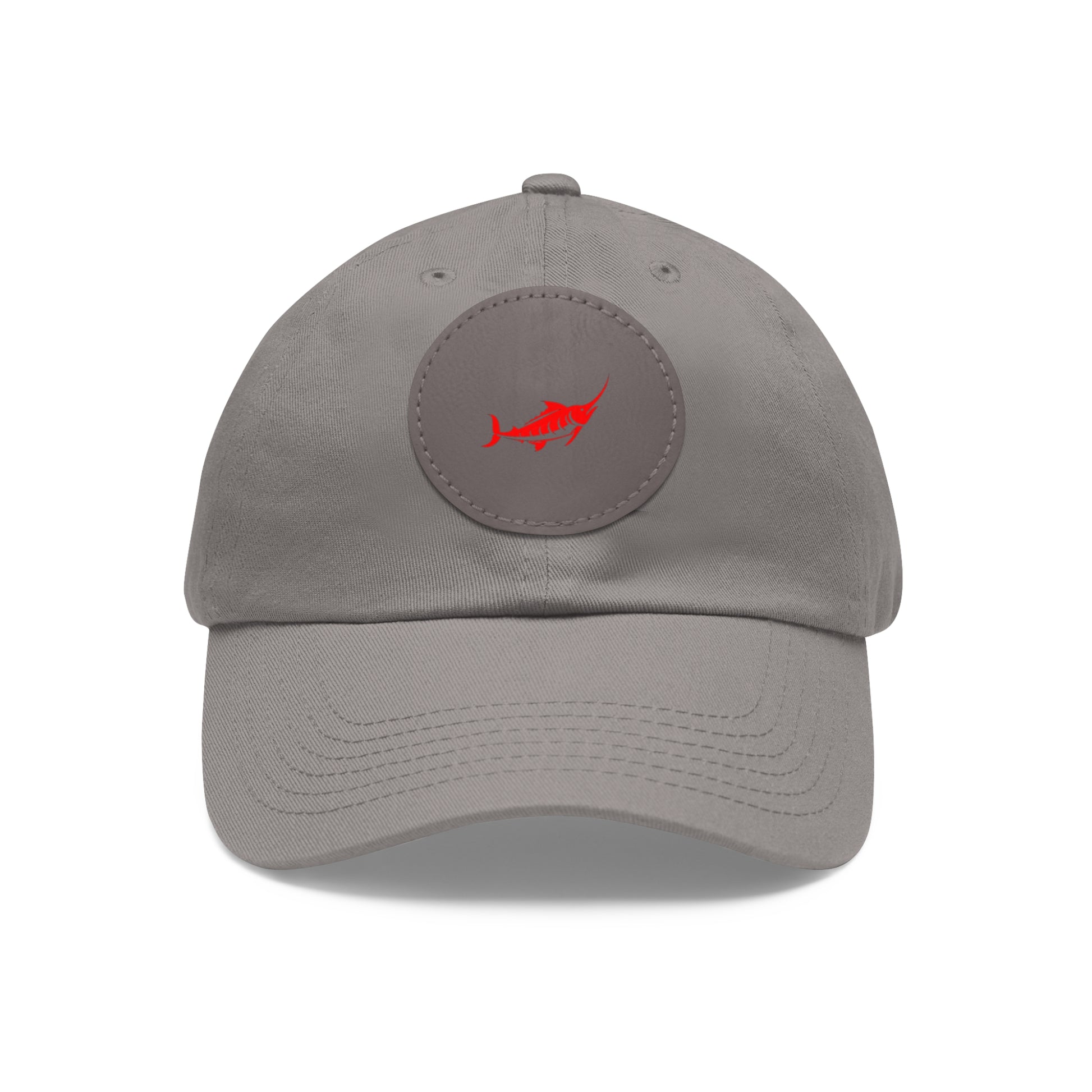 Stylish Leather Patch Dad Hat, Casual Cap for Everyday Wear