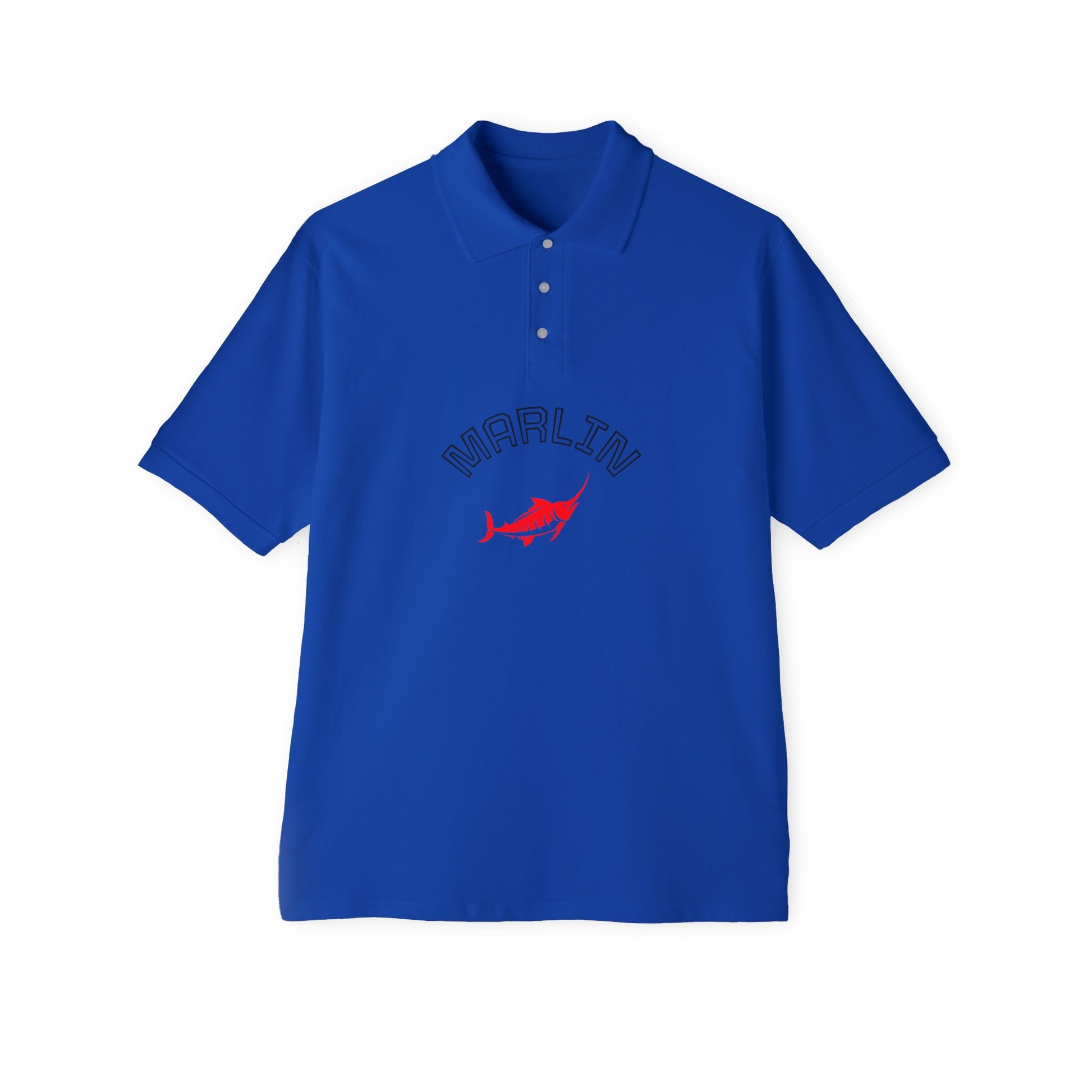 Marlin Graphic Men's Polo Casual Wear T-Shirt