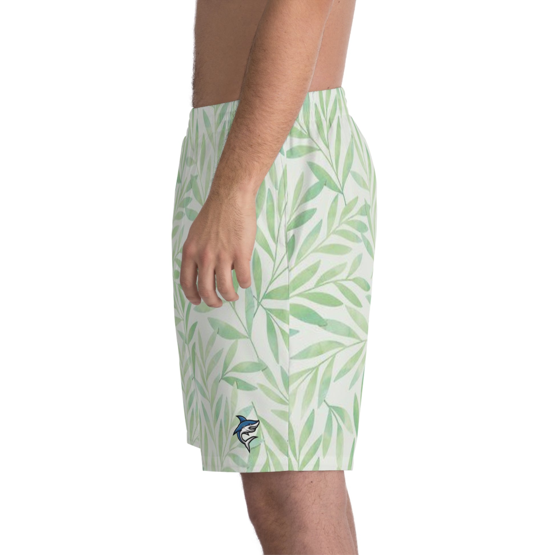 Men's Tropical Leaf Beach Shorts