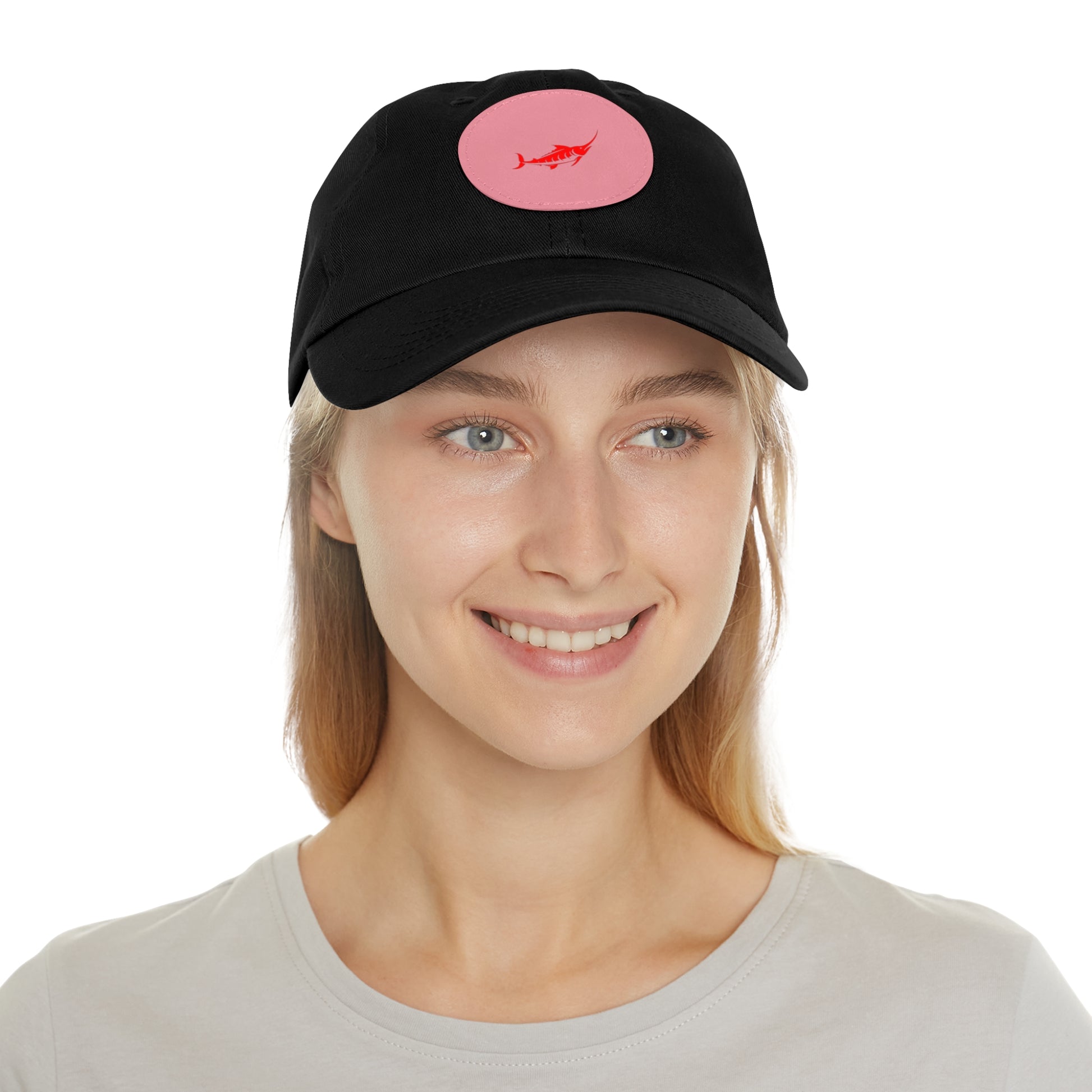 Stylish Leather Patch Dad Hat, Casual Cap for Everyday Wear