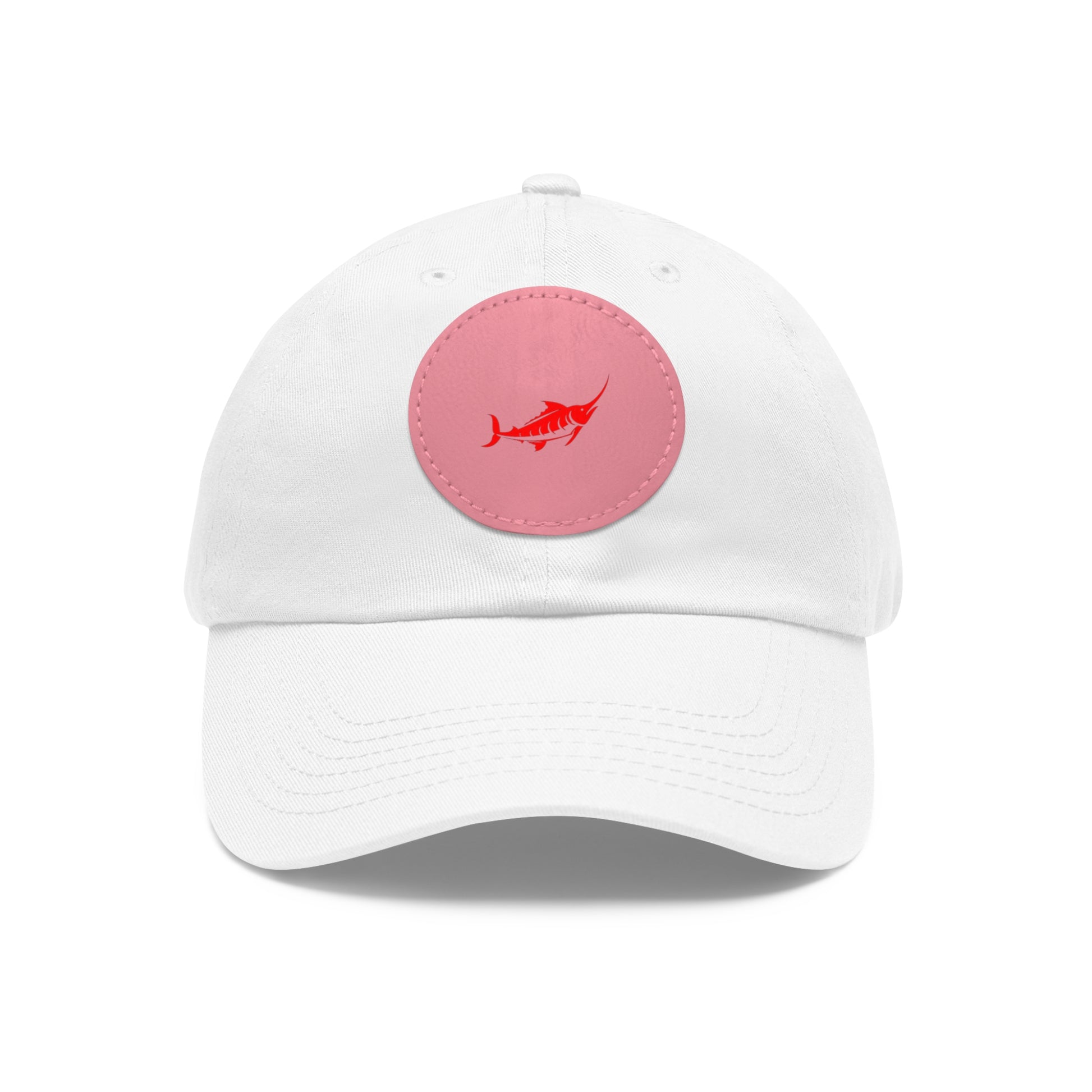 Stylish Leather Patch Dad Hat, Casual Cap for Everyday Wear