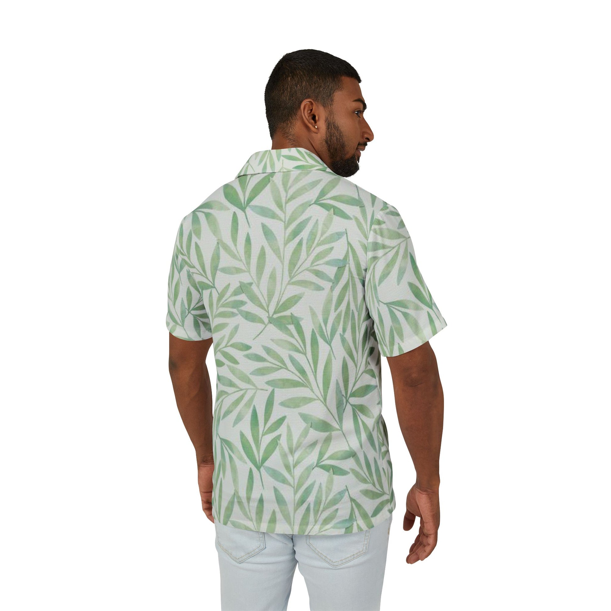 Men's Tropical Leaf Camp Shirt
