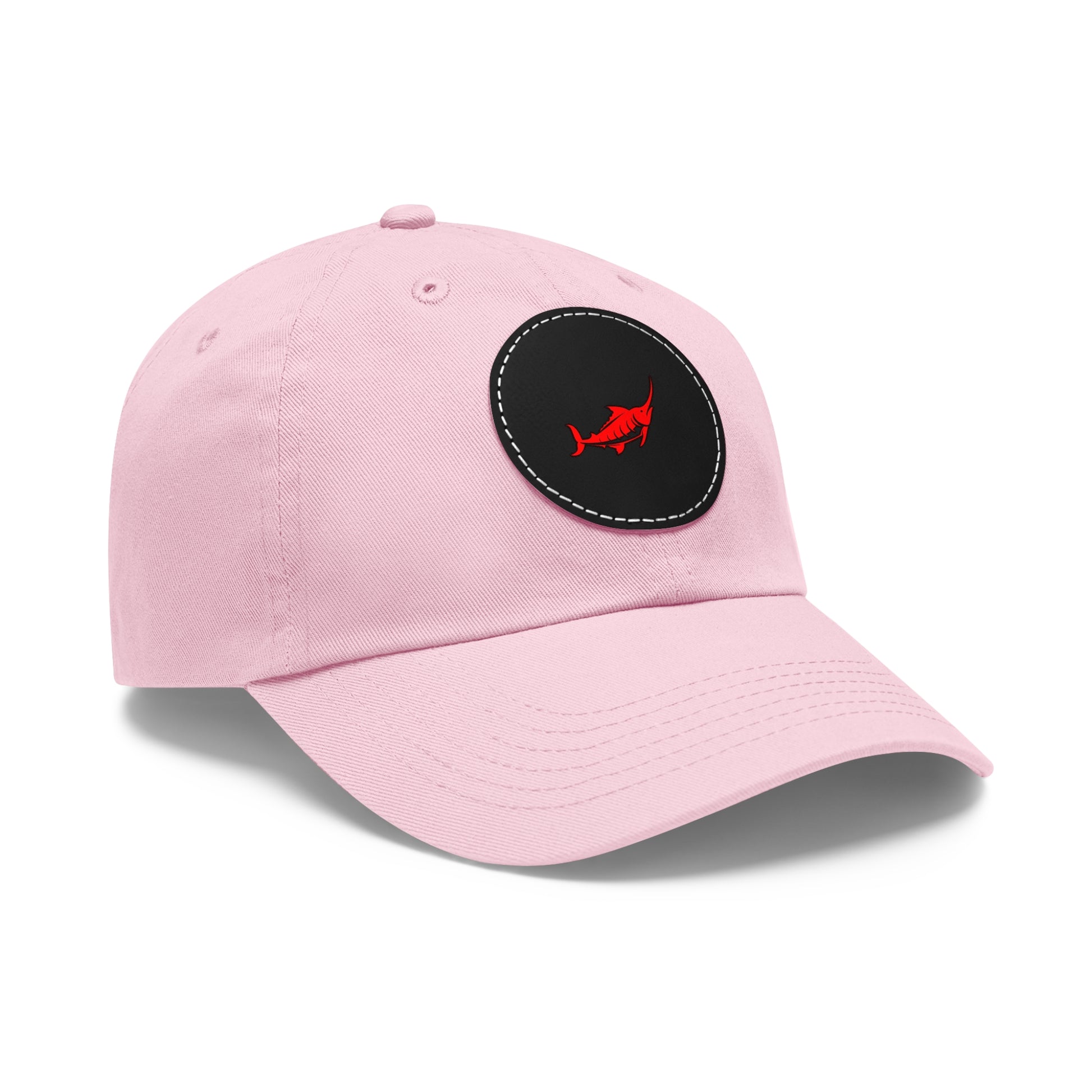 Stylish Leather Patch Dad Hat, Casual Cap for Everyday Wear