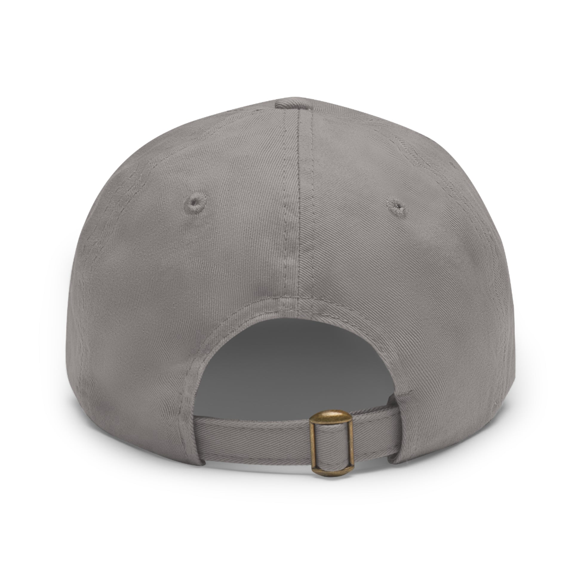 Stylish Leather Patch Dad Hat, Casual Cap for Everyday Wear