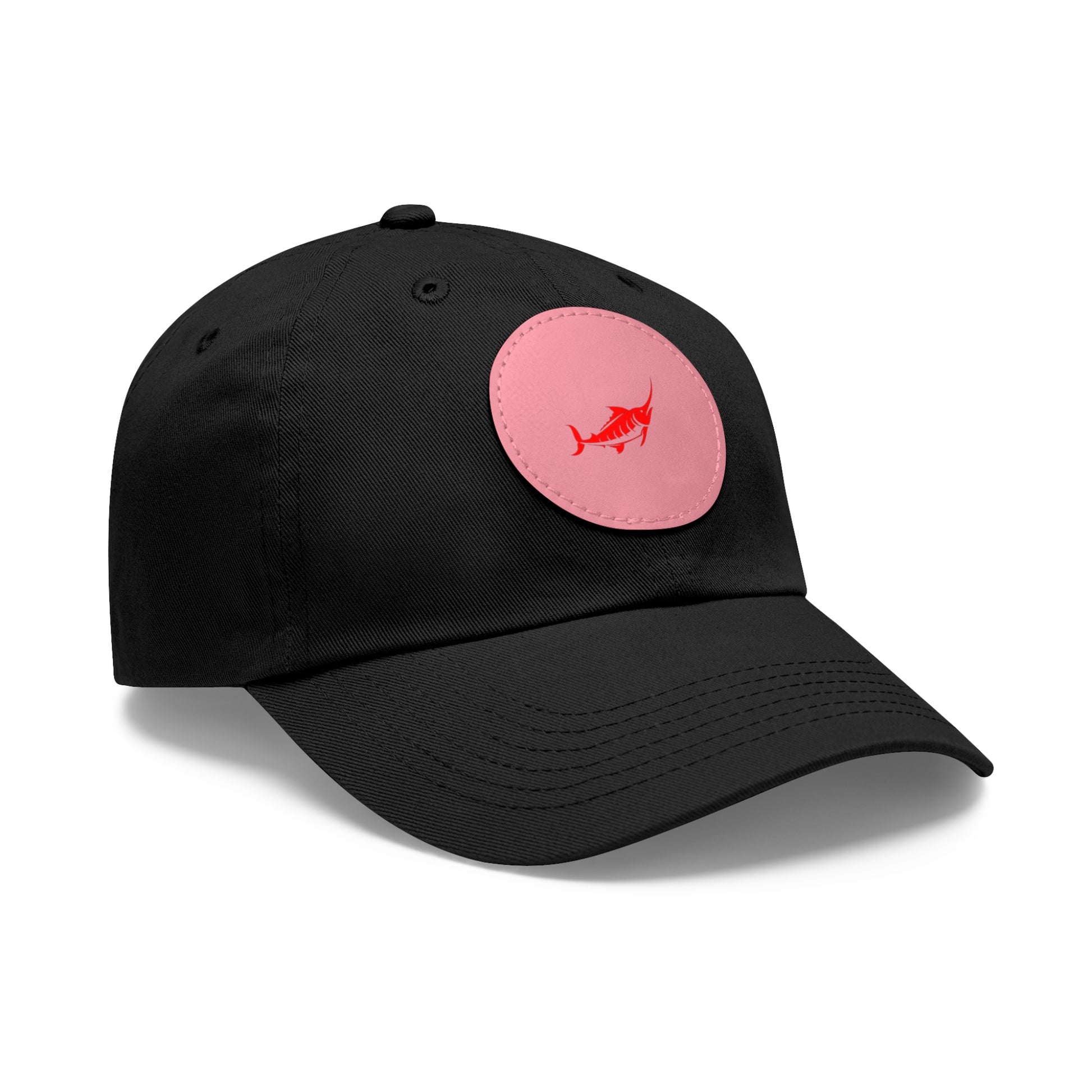 Stylish Leather Patch Dad Hat, Casual Cap for Everyday Wear