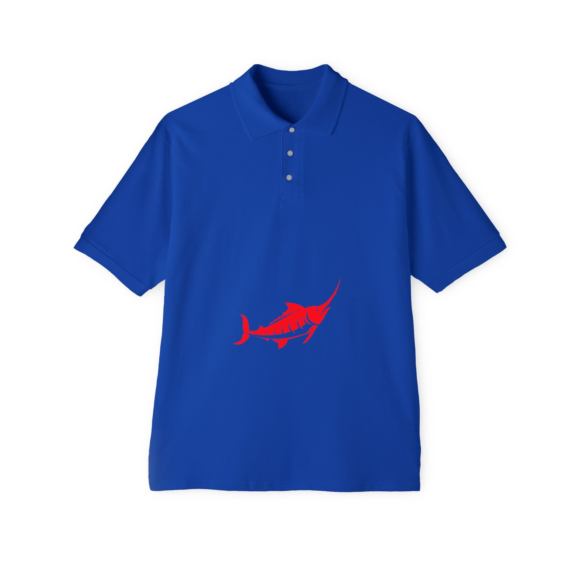 Marlin Graphic Men's Polo Casual Wear T-Shirt