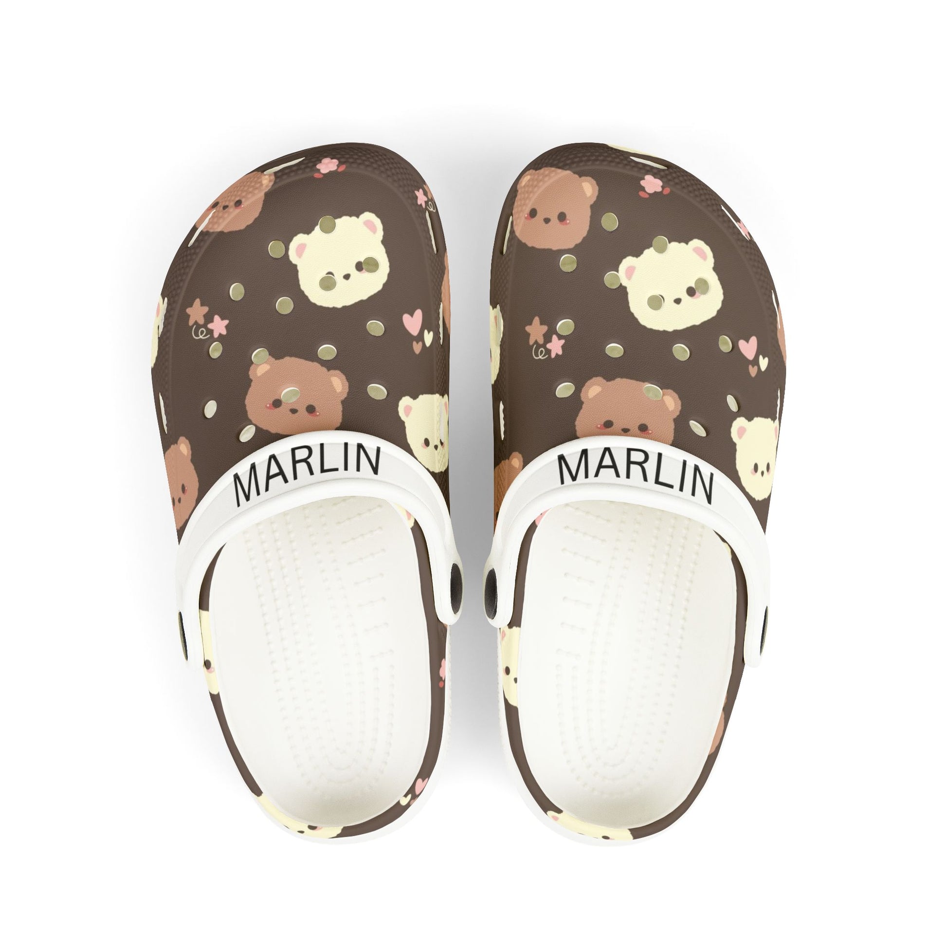 Cute Bear Design Clogs for Kids