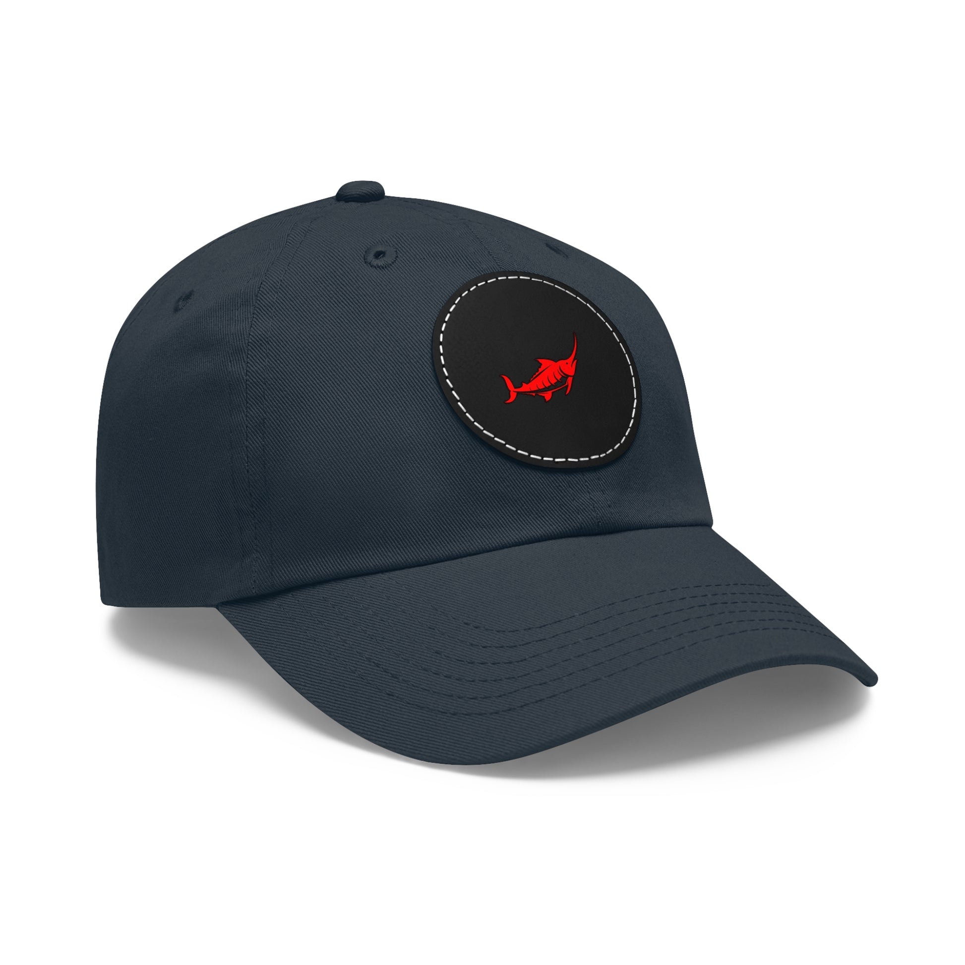 Stylish Leather Patch Dad Hat, Casual Cap for Everyday Wear