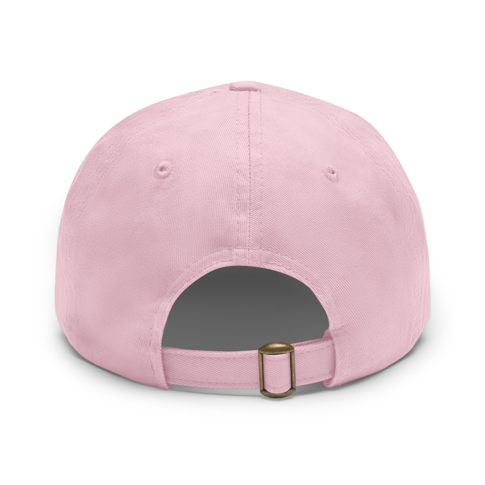 Stylish Leather Patch Dad Hat, Casual Cap for Everyday Wear