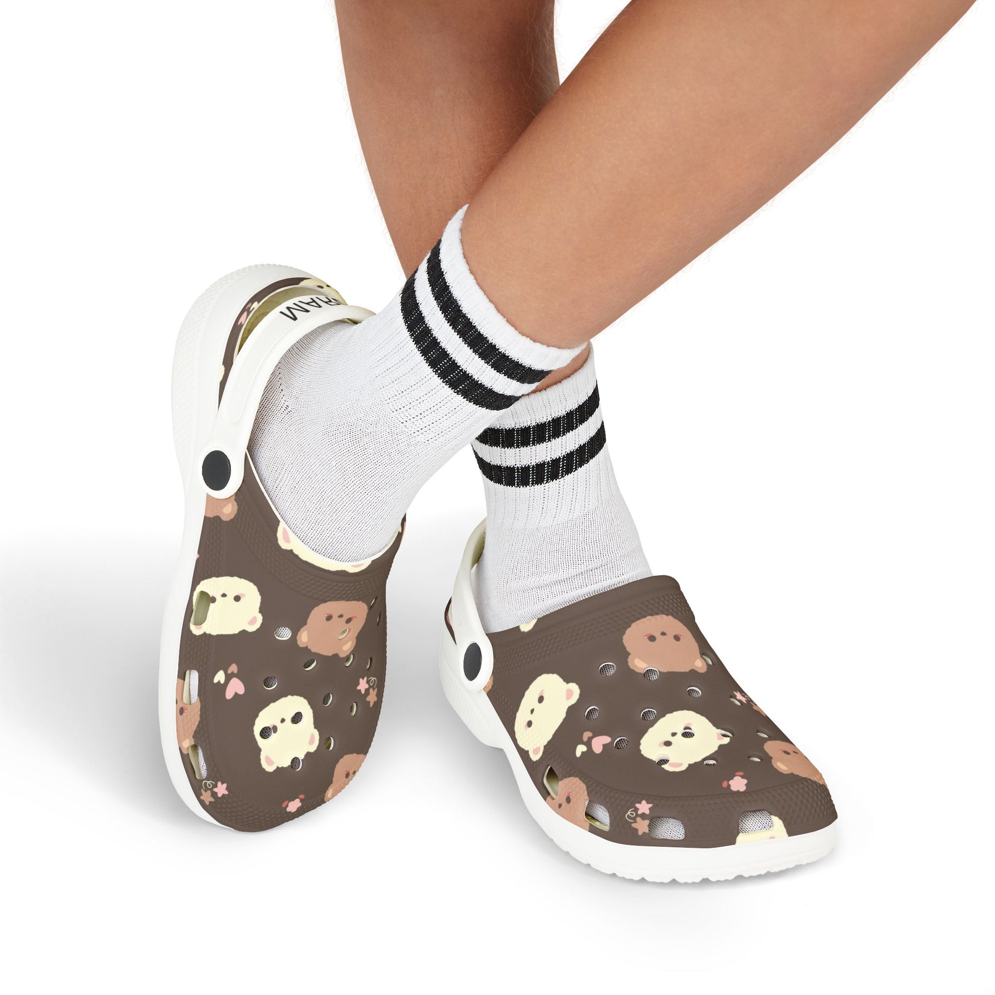 Cute Bear Design Clogs for Kids