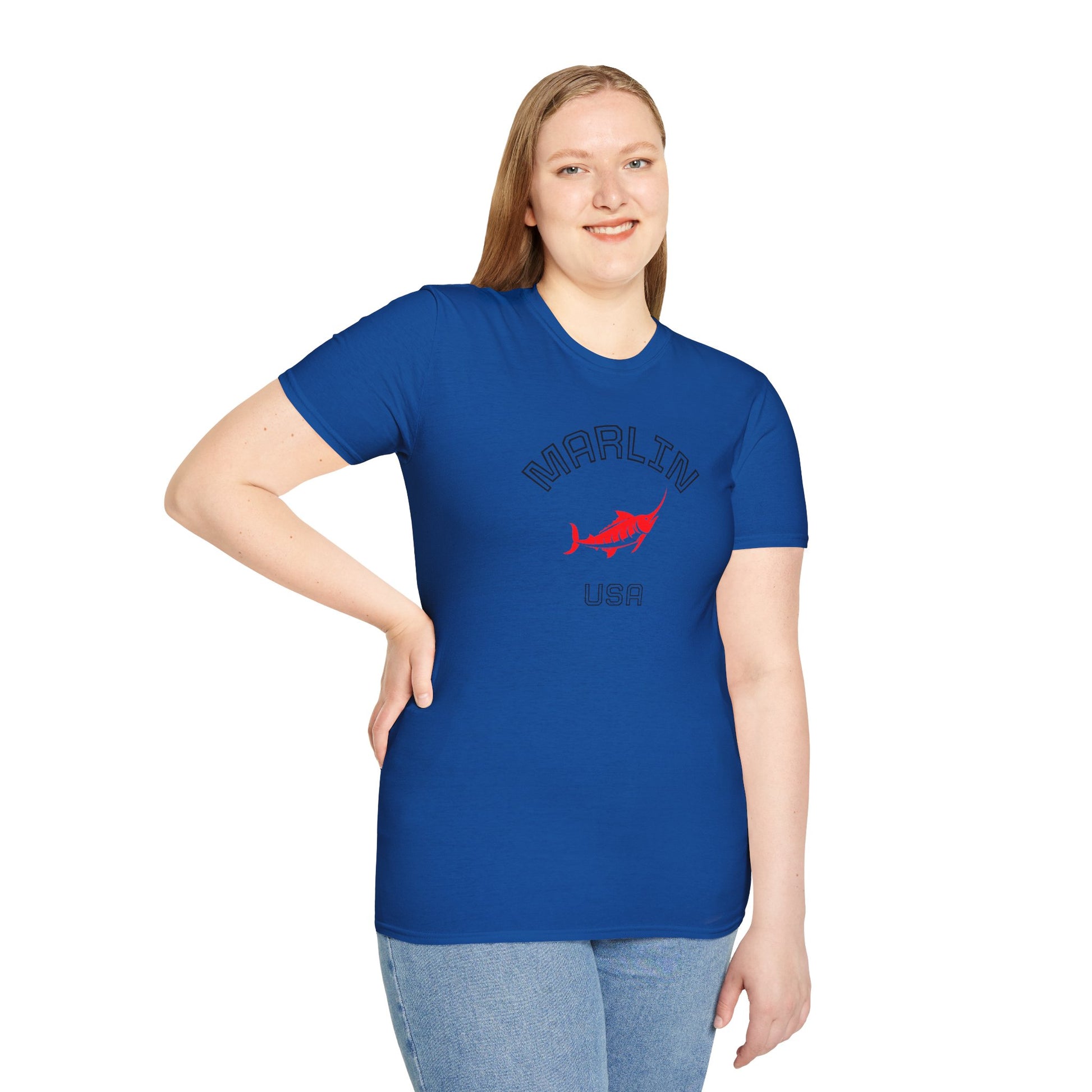 Stylish Marlin Graphic T-Shirt, Cotton T-shirt for women, Casual Wear