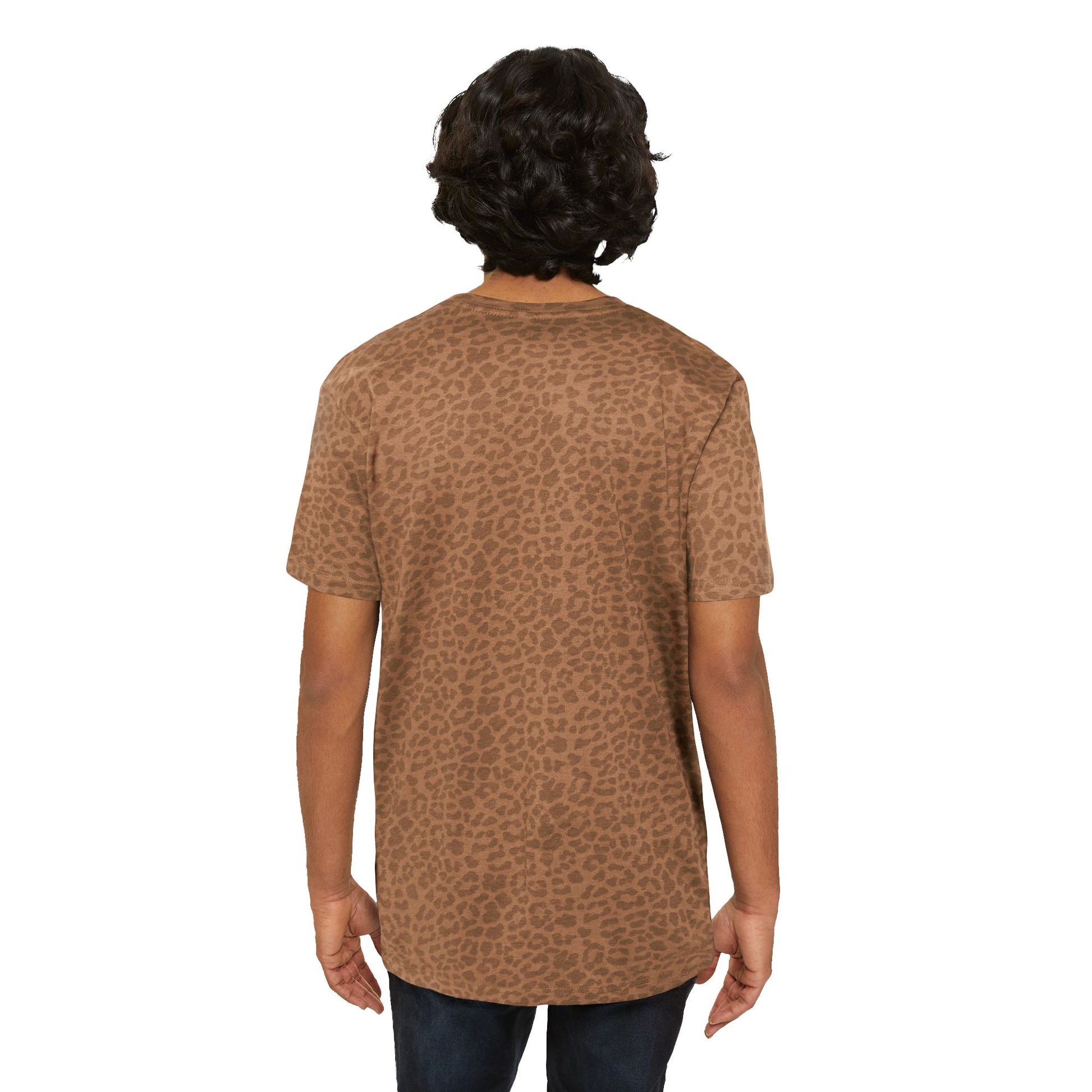 Leopard Men's Fine Jersey Tee - Perfect for Casual Wear and Everyday Style