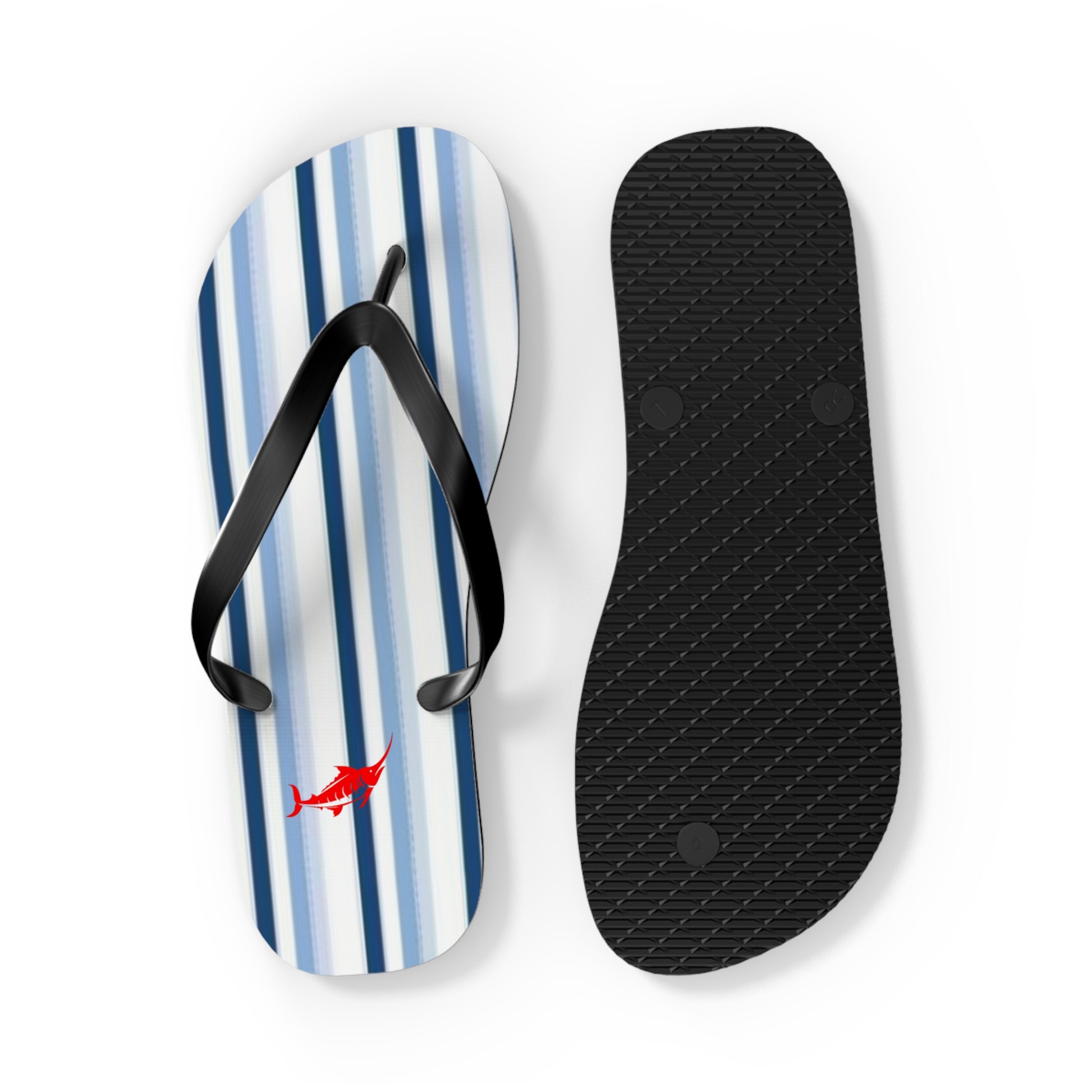 Stylish Striped Flip Flops