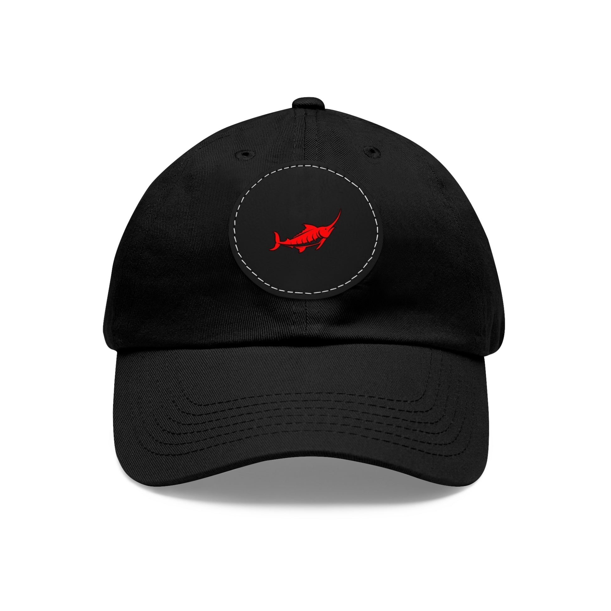 Stylish Leather Patch Dad Hat, Casual Cap for Everyday Wear
