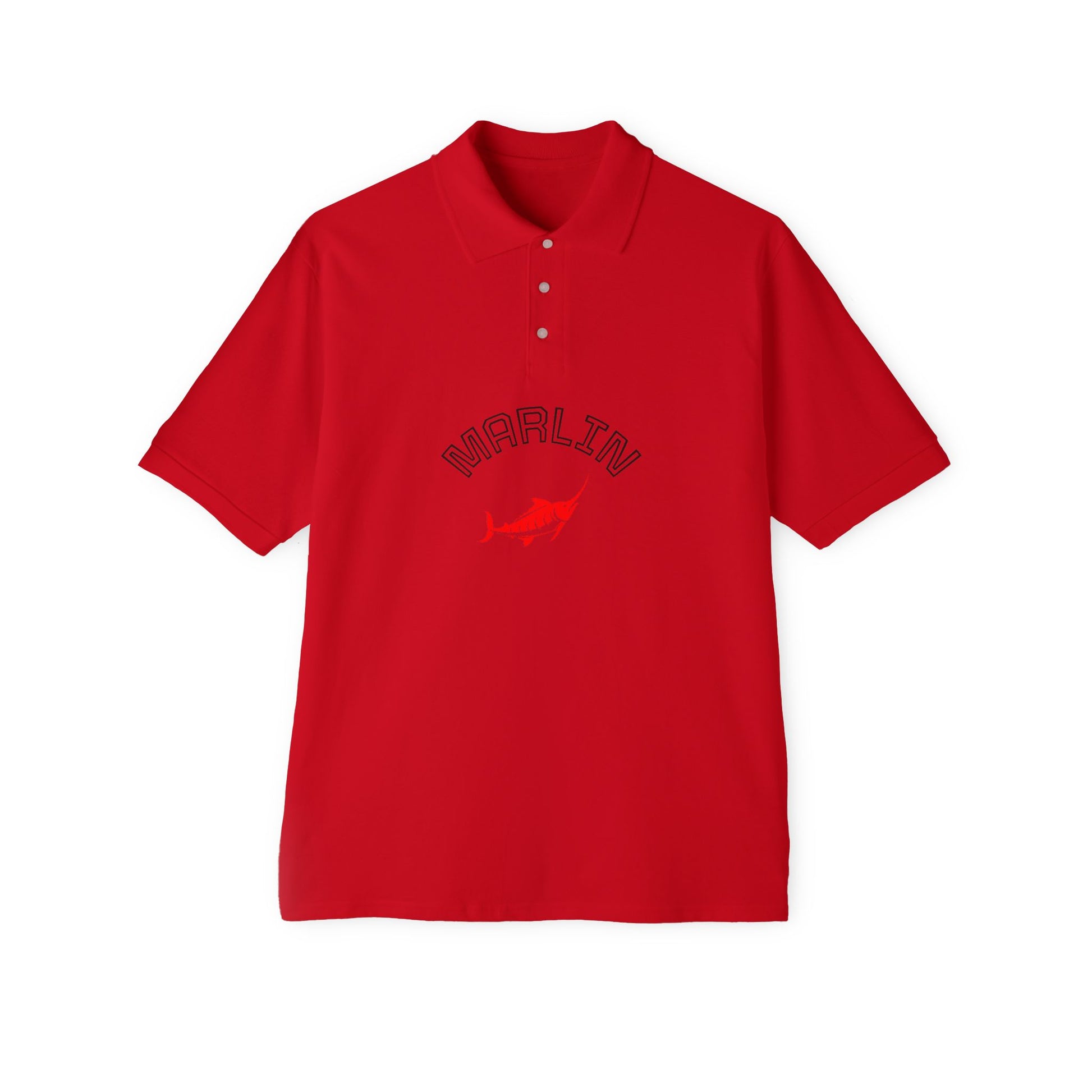 Marlin Graphic Men's Polo Casual Wear T-Shirt