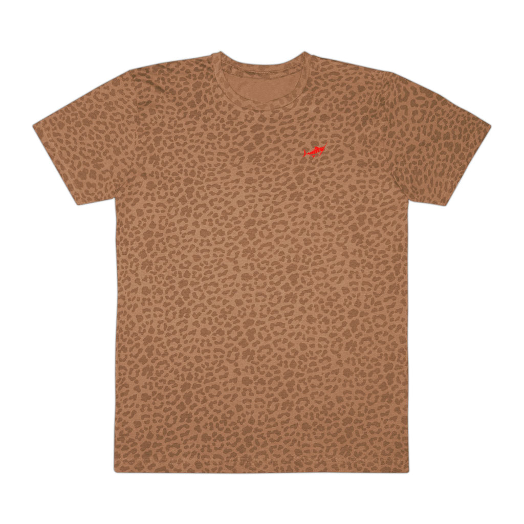 Leopard Men's Fine Jersey Tee - Perfect for Casual Wear and Everyday Style