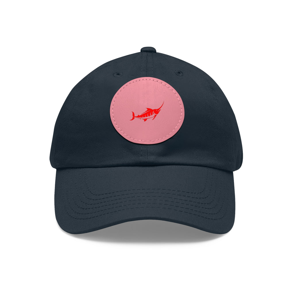 Stylish Leather Patch Dad Hat, Casual Cap for Everyday Wear