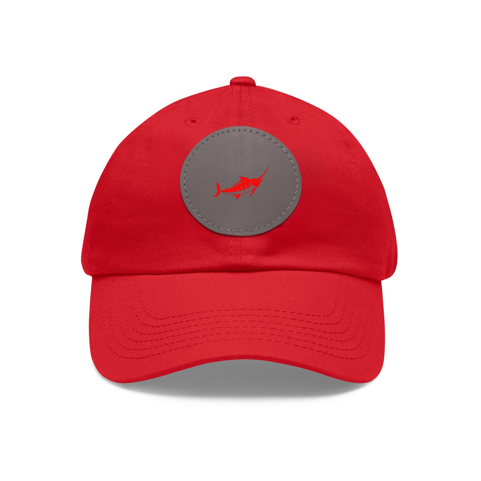 Stylish Leather Patch Dad Hat, Casual Cap for Everyday Wear