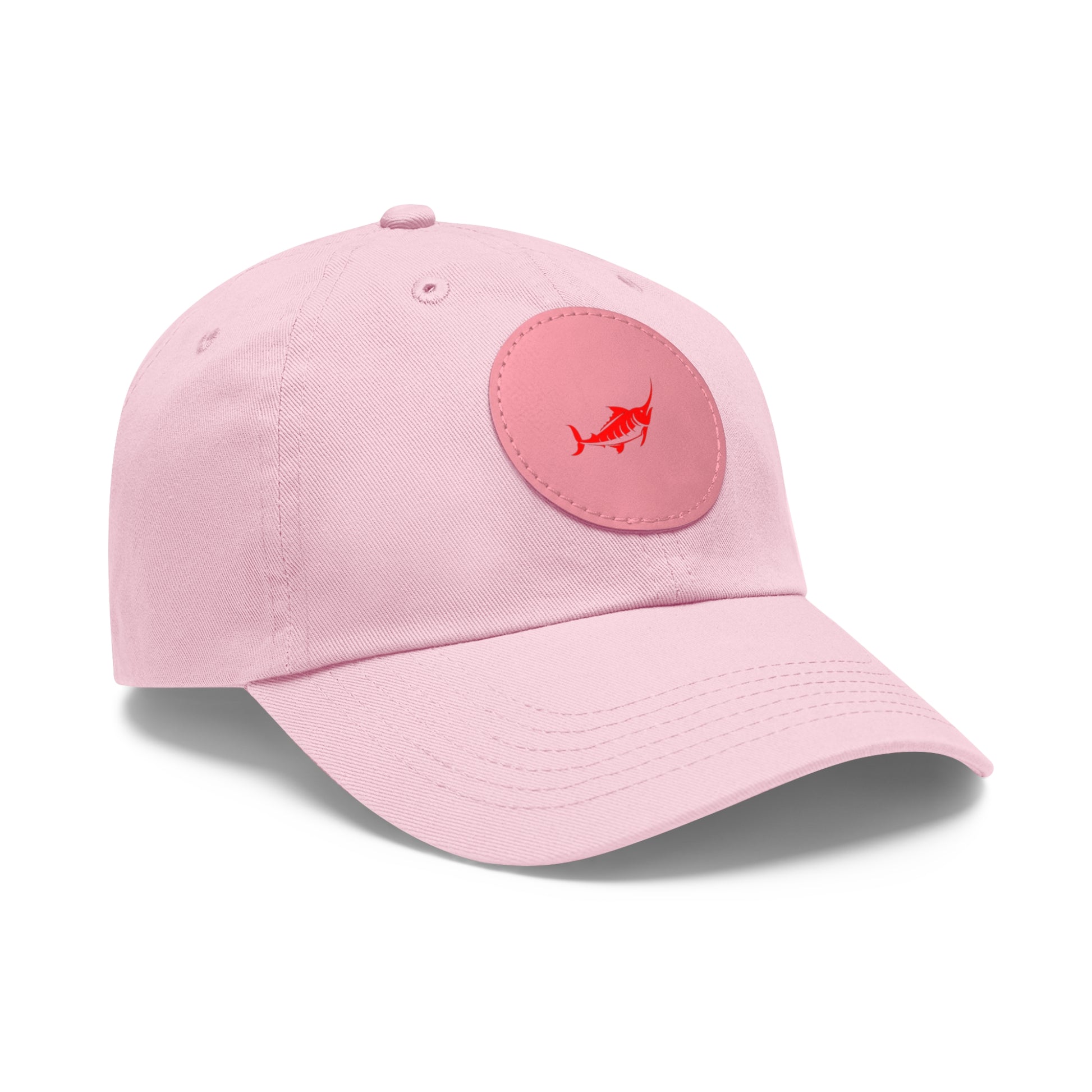 Stylish Leather Patch Dad Hat, Casual Cap for Everyday Wear