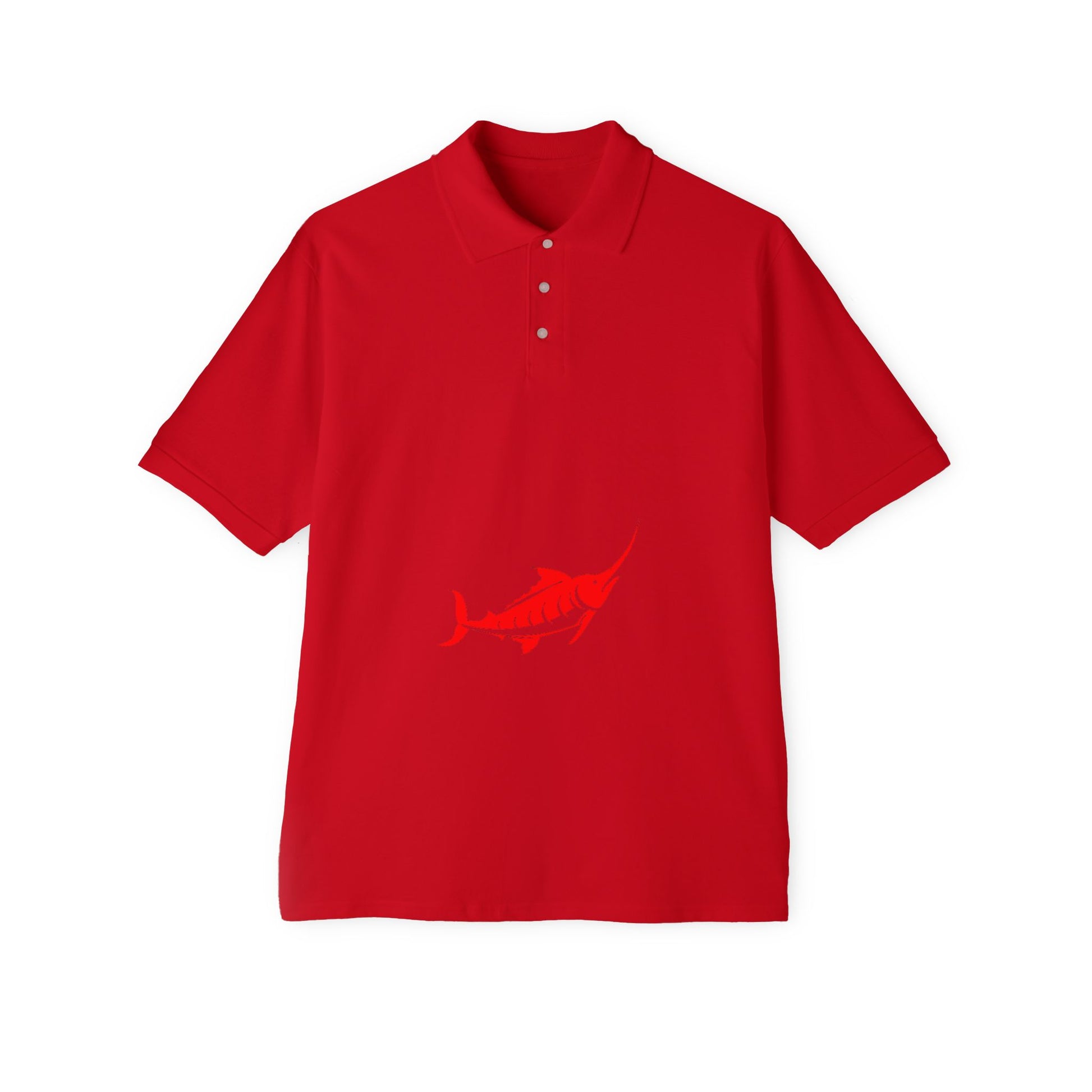 Marlin Graphic Men's Polo Casual Wear T-Shirt