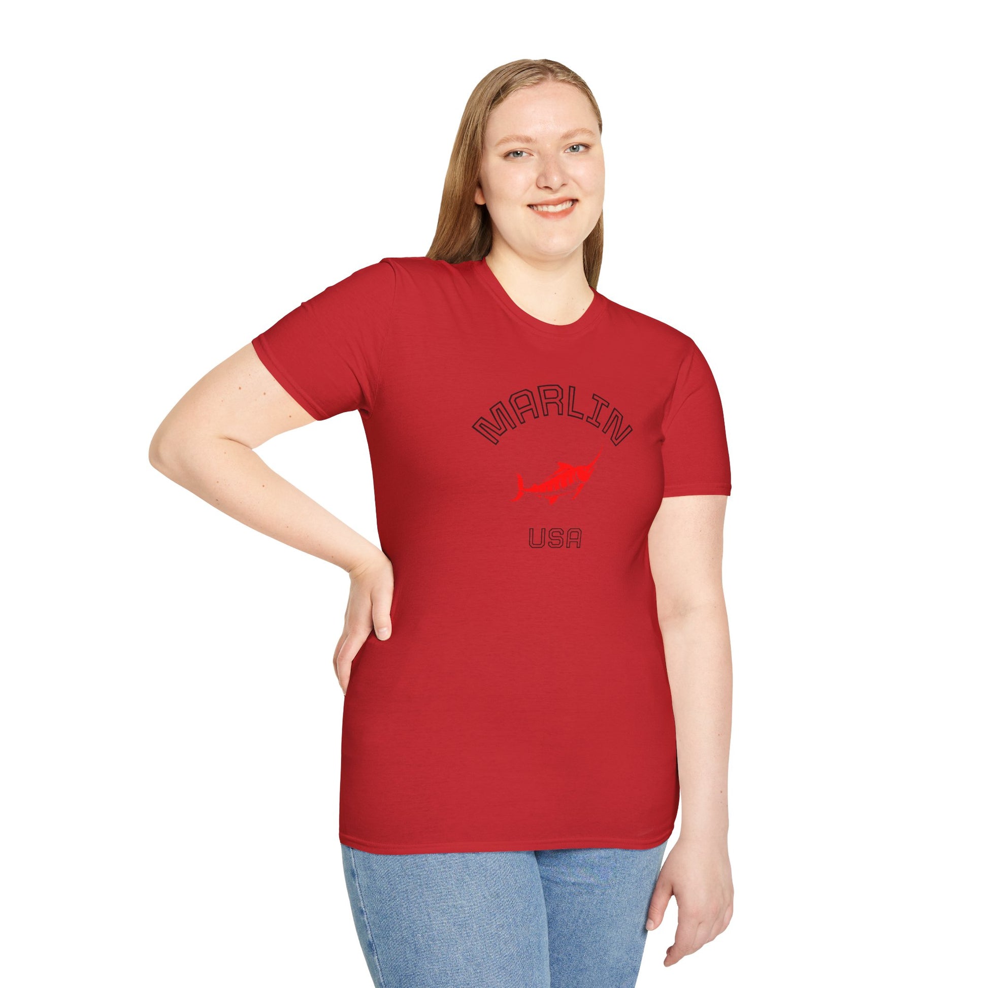 Stylish Marlin Graphic T-Shirt, Cotton T-shirt for women, Casual Wear