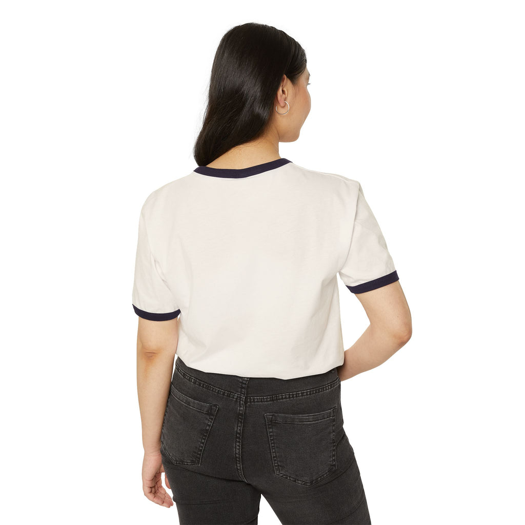 Retro Unisex Cotton Ringer T-Shirt