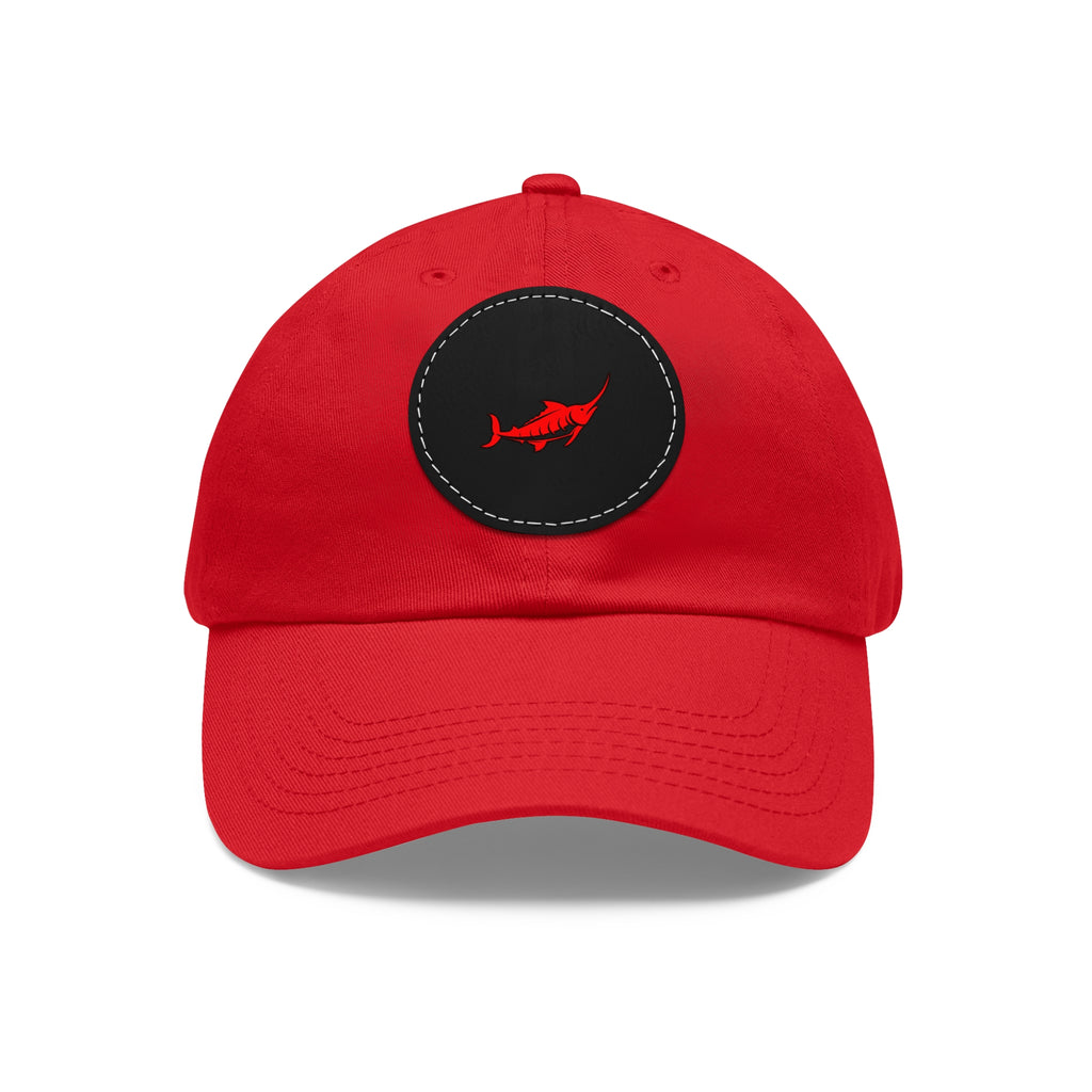 Stylish Leather Patch Dad Hat, Casual Cap for Everyday Wear
