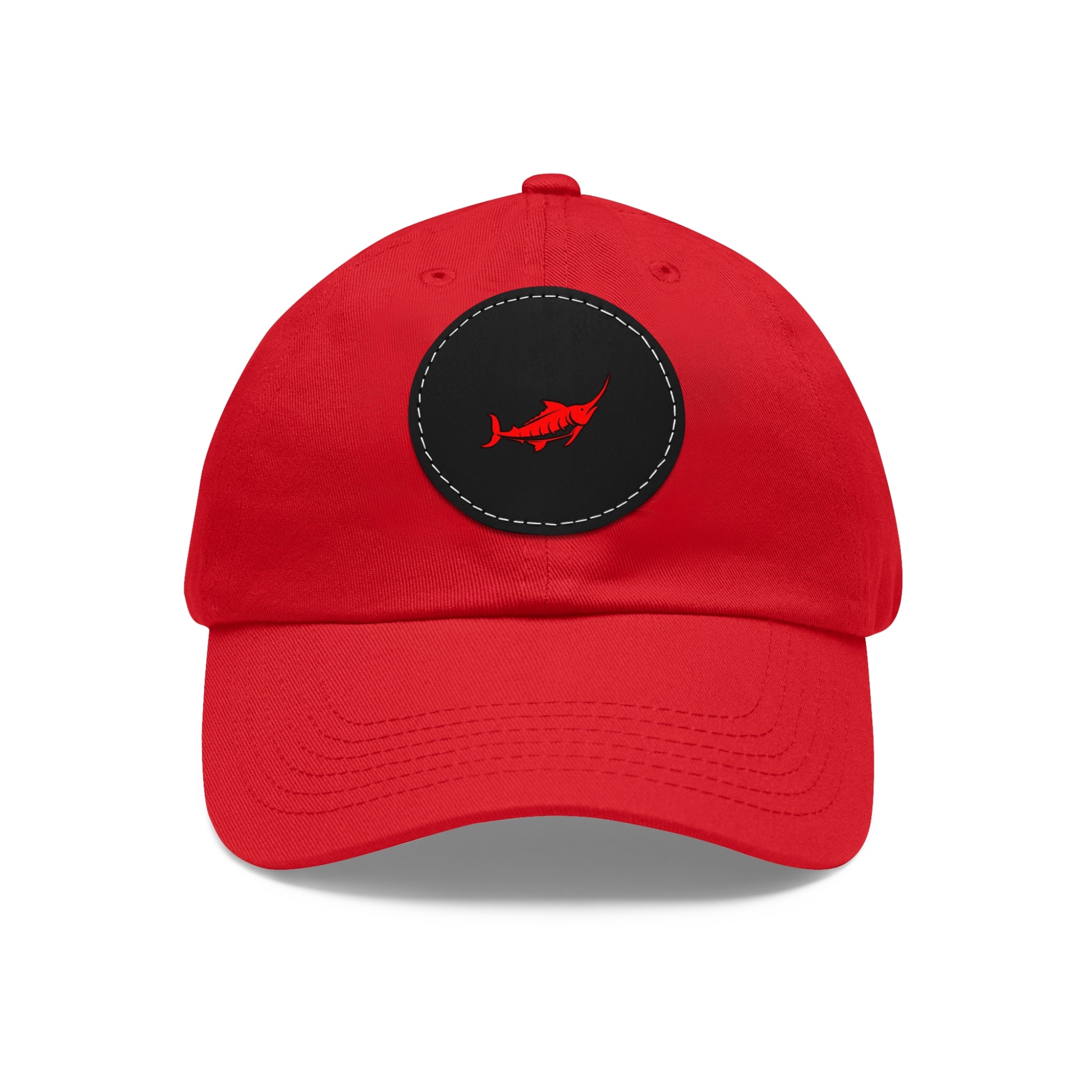 Stylish Leather Patch Dad Hat, Casual Cap for Everyday Wear
