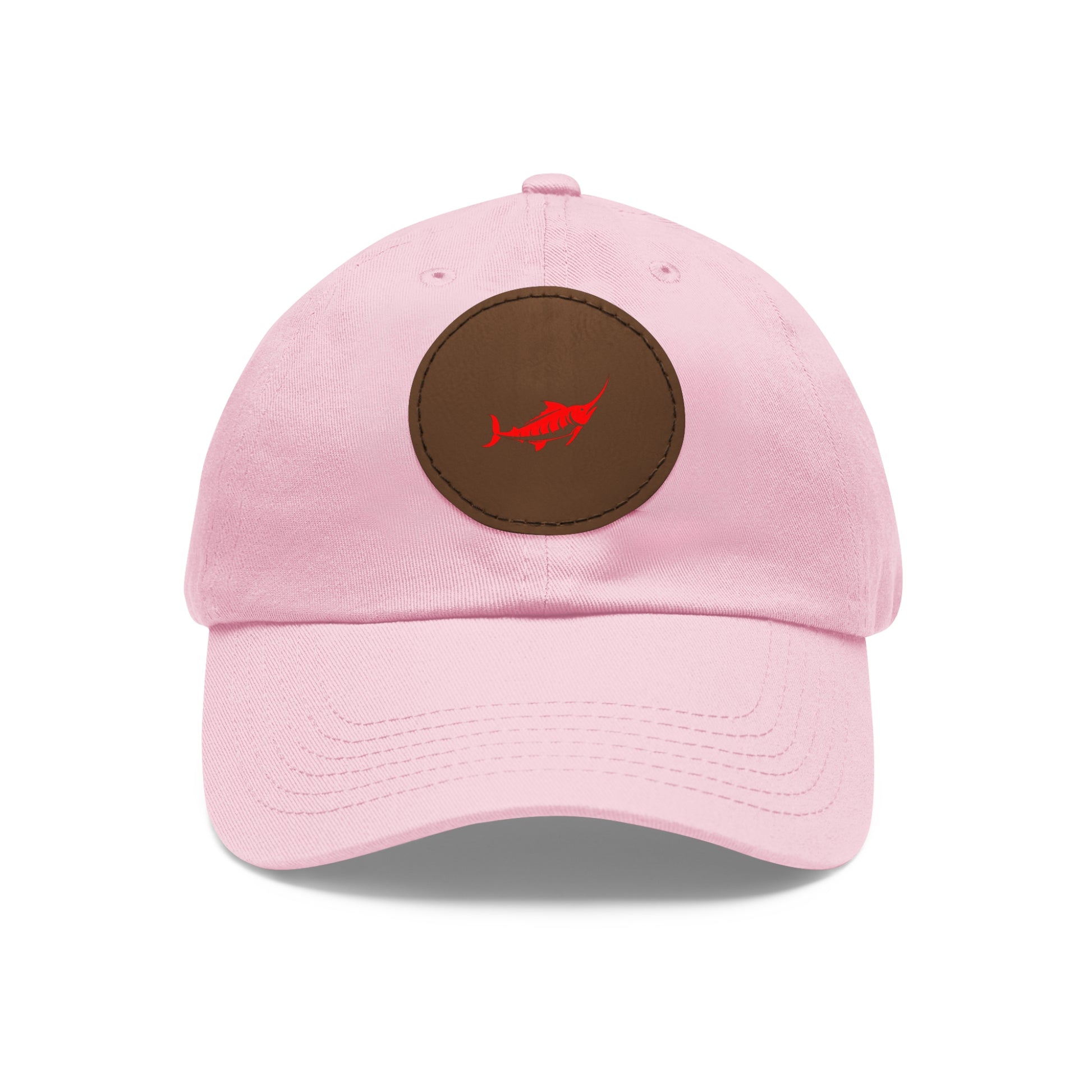 Stylish Leather Patch Dad Hat, Casual Cap for Everyday Wear