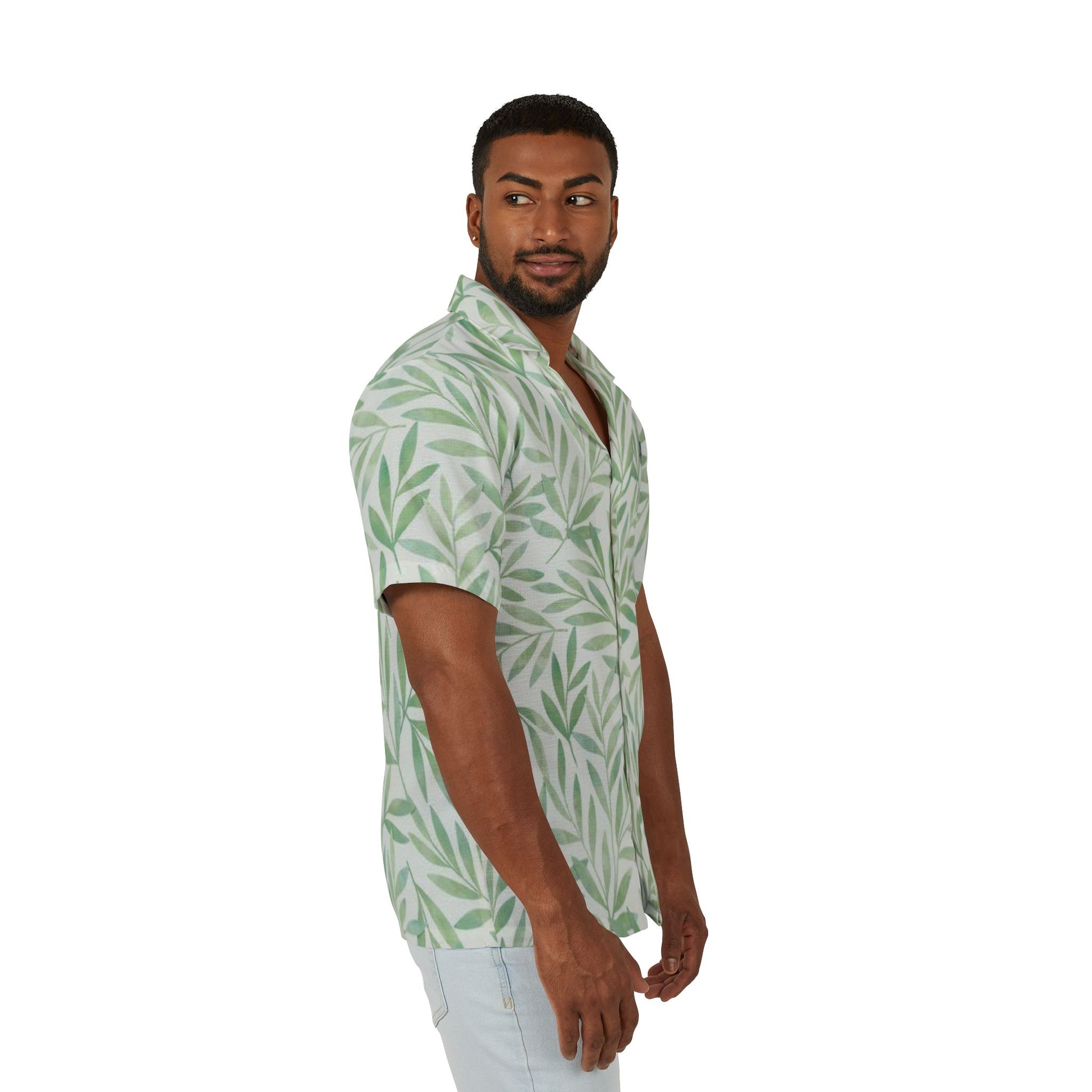 Men's Tropical Leaf Camp Shirt