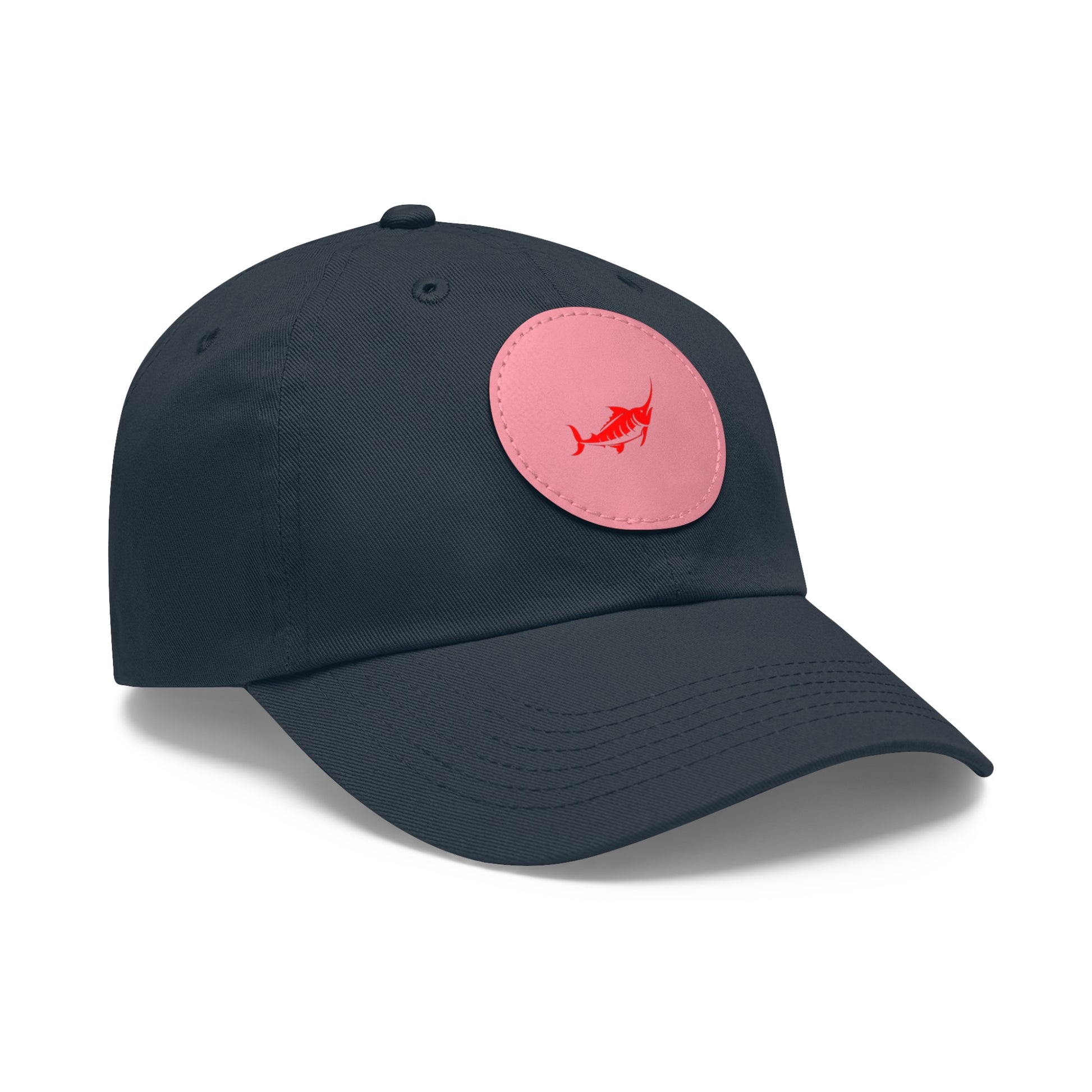 Stylish Leather Patch Dad Hat, Casual Cap for Everyday Wear