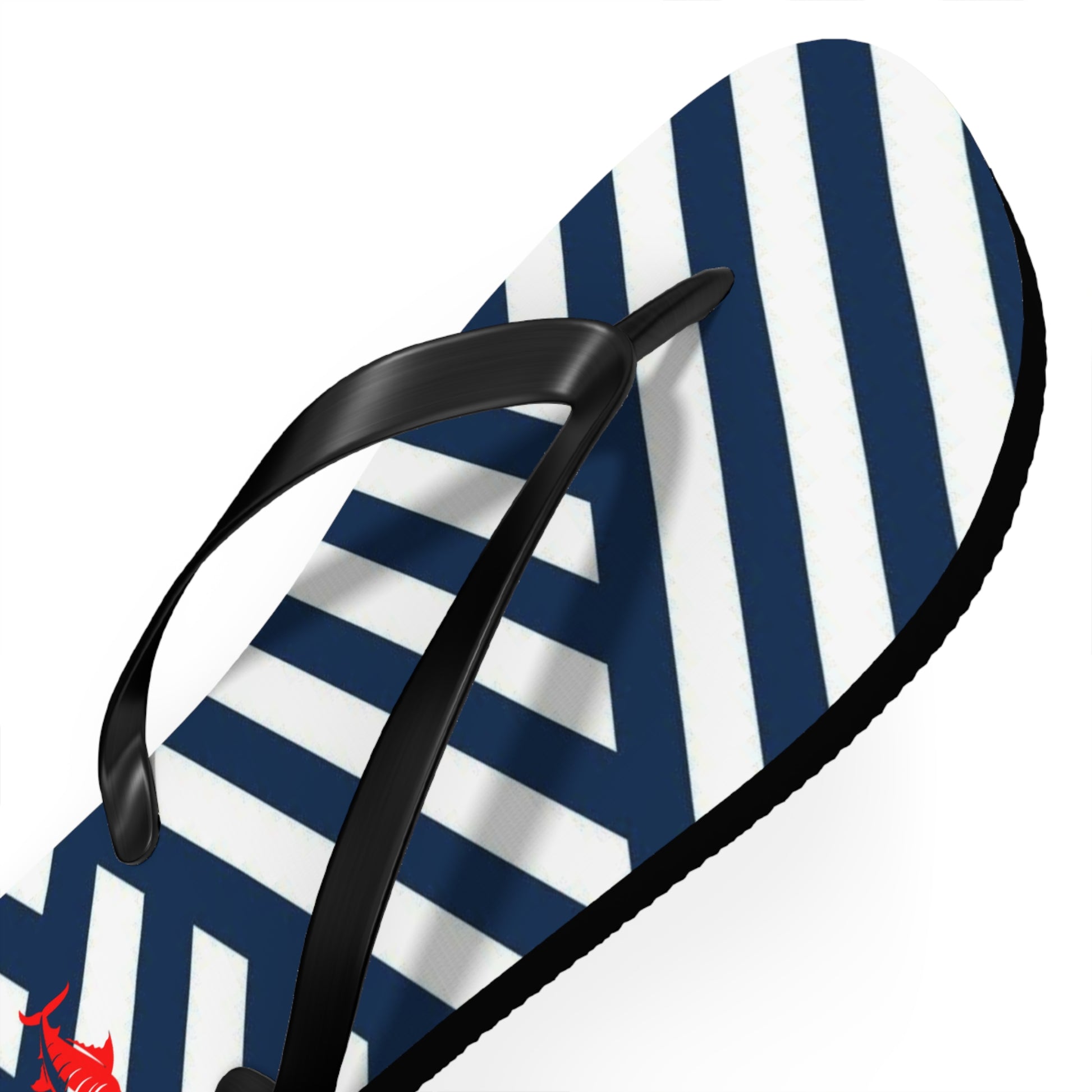 Nautical Stripe Flip Flops