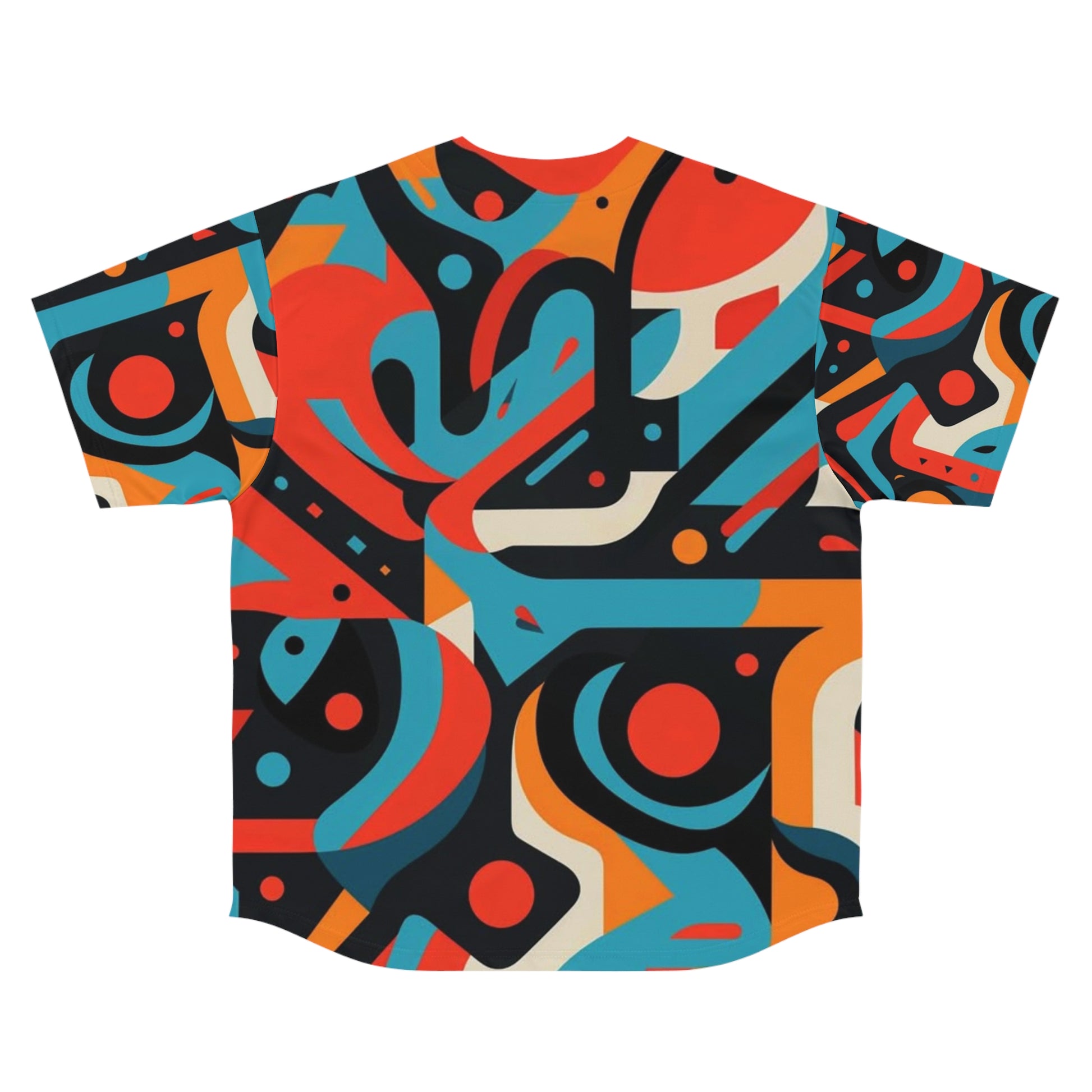 Vibrant Graphic Baseball Jersey