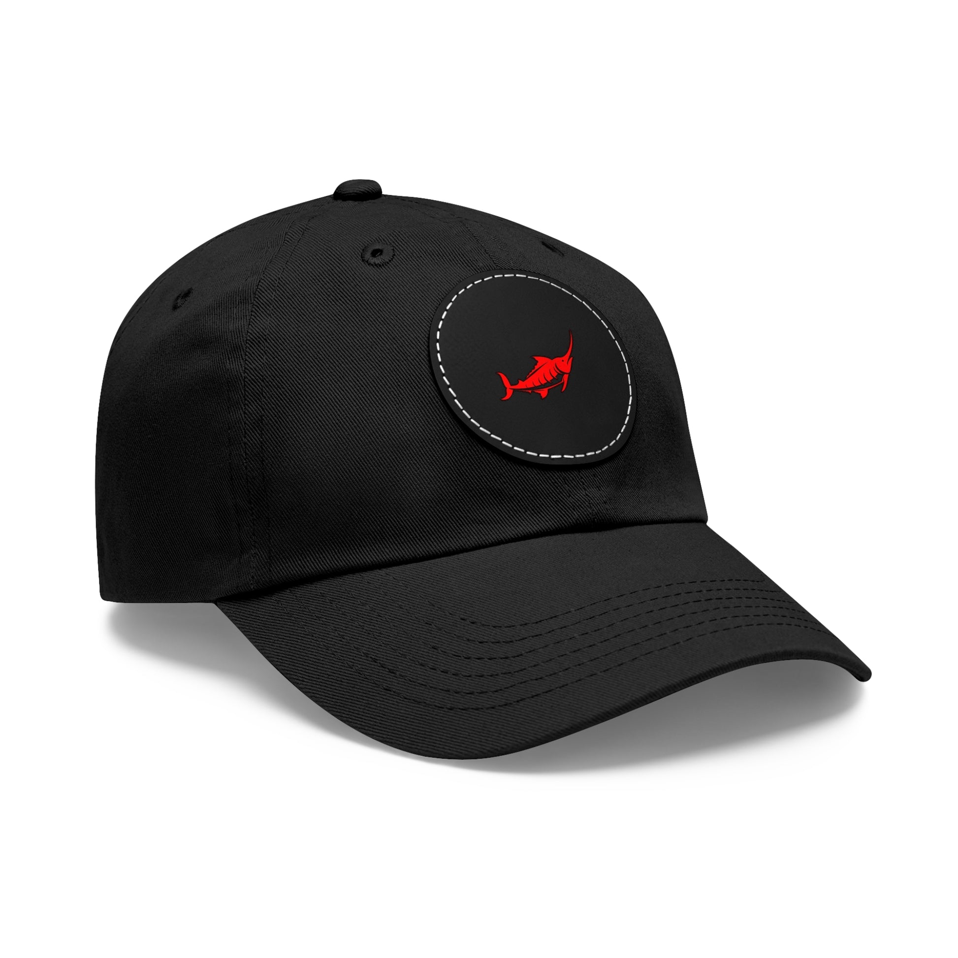Stylish Leather Patch Dad Hat, Casual Cap for Everyday Wear
