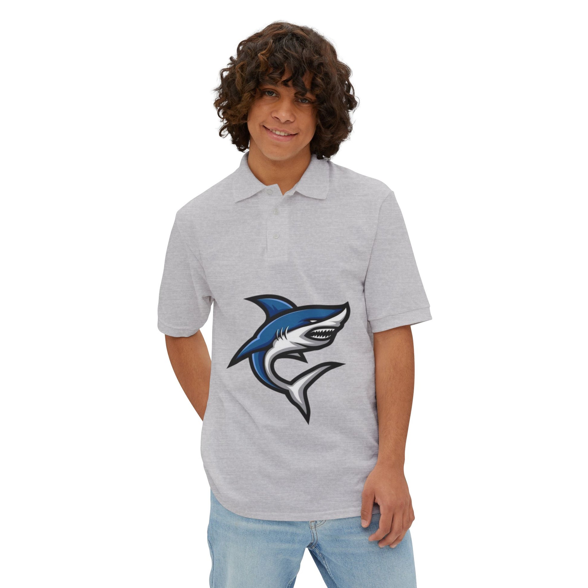 Marlin Graphic Men's Polo Casual Wear T-Shirt