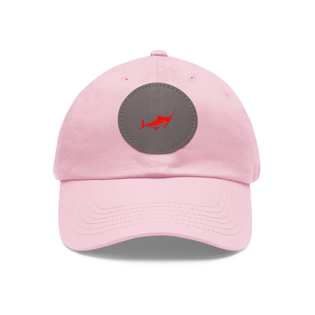 Stylish Leather Patch Dad Hat, Casual Cap for Everyday Wear