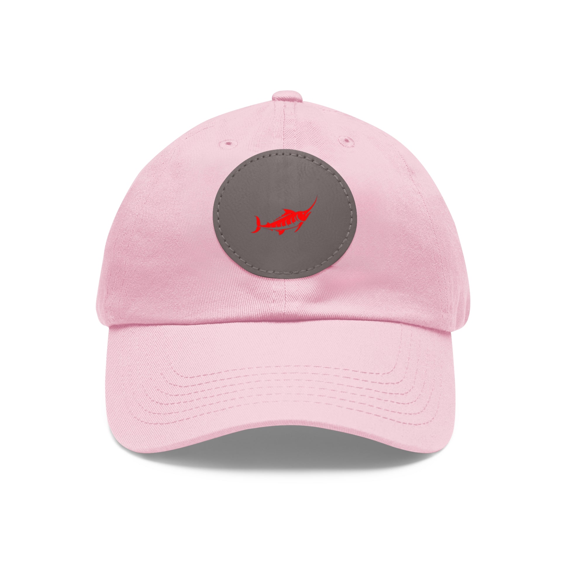 Stylish Leather Patch Dad Hat, Casual Cap for Everyday Wear