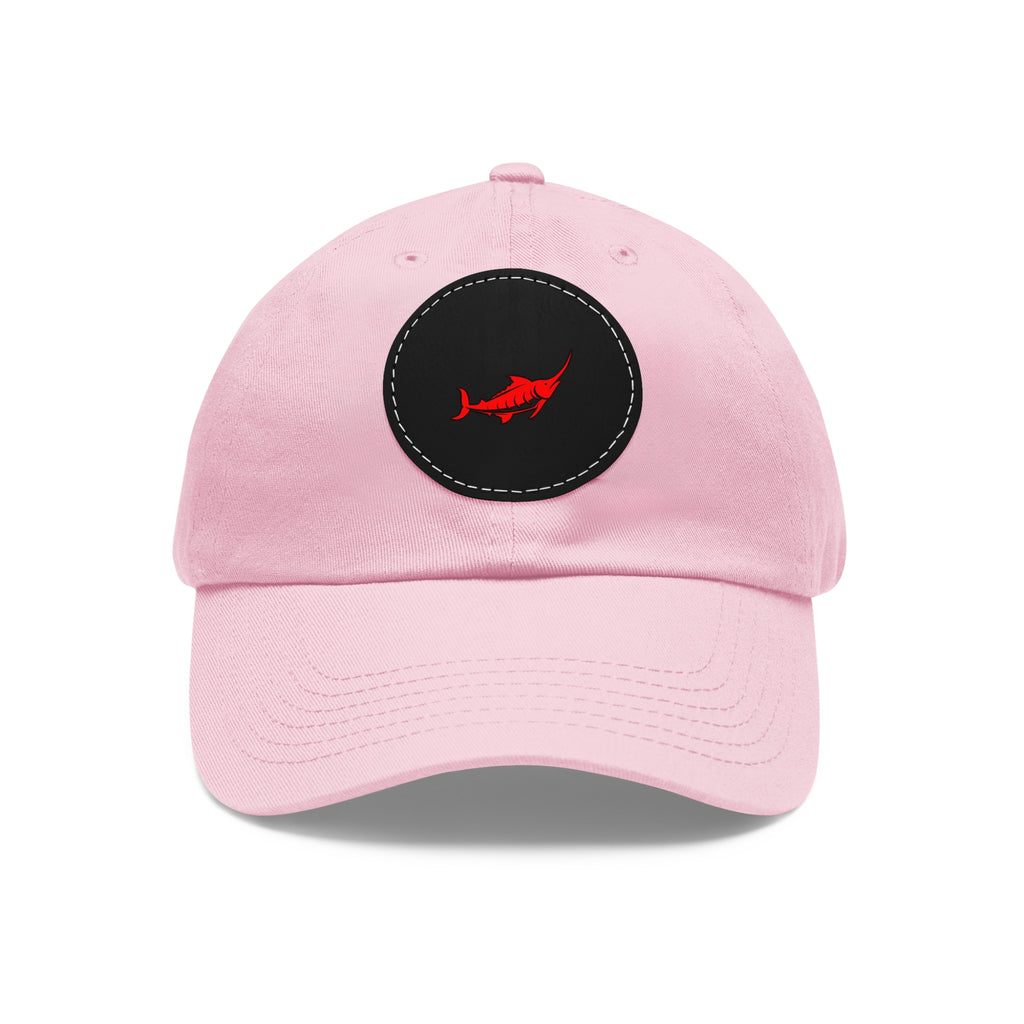 Stylish Leather Patch Dad Hat, Casual Cap for Everyday Wear