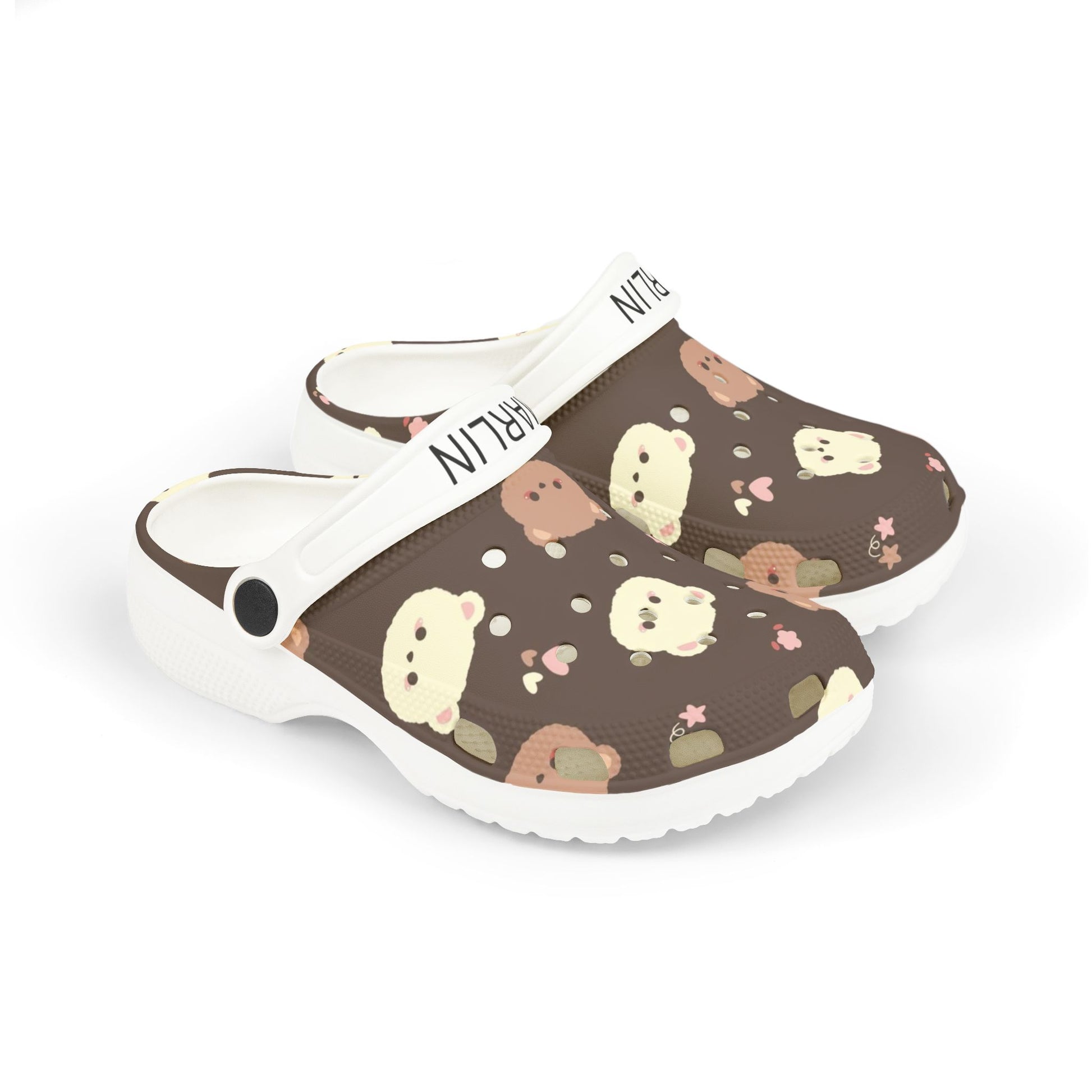 Cute Bear Design Clogs for Kids
